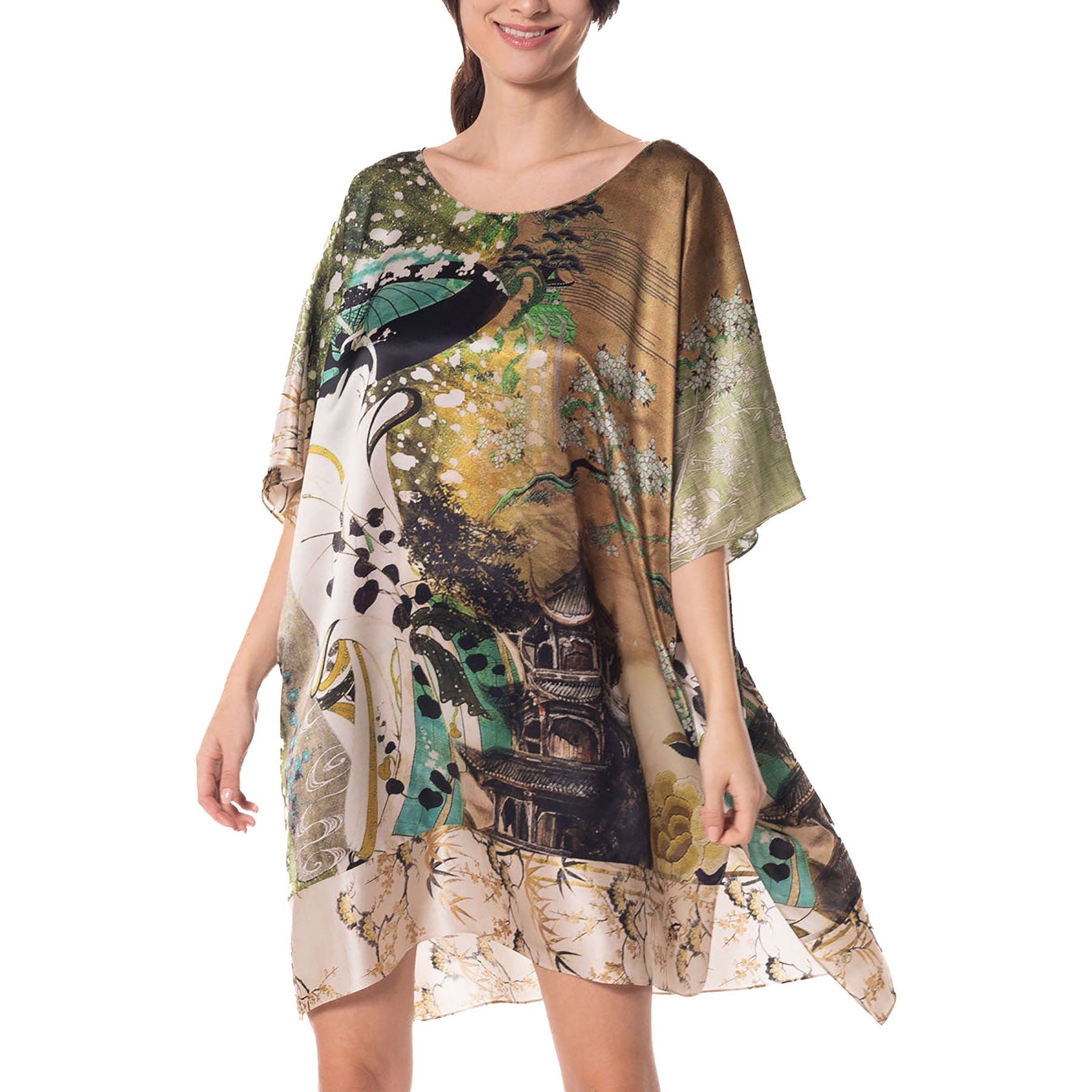 Christine Winter Geisha Silk Tunic