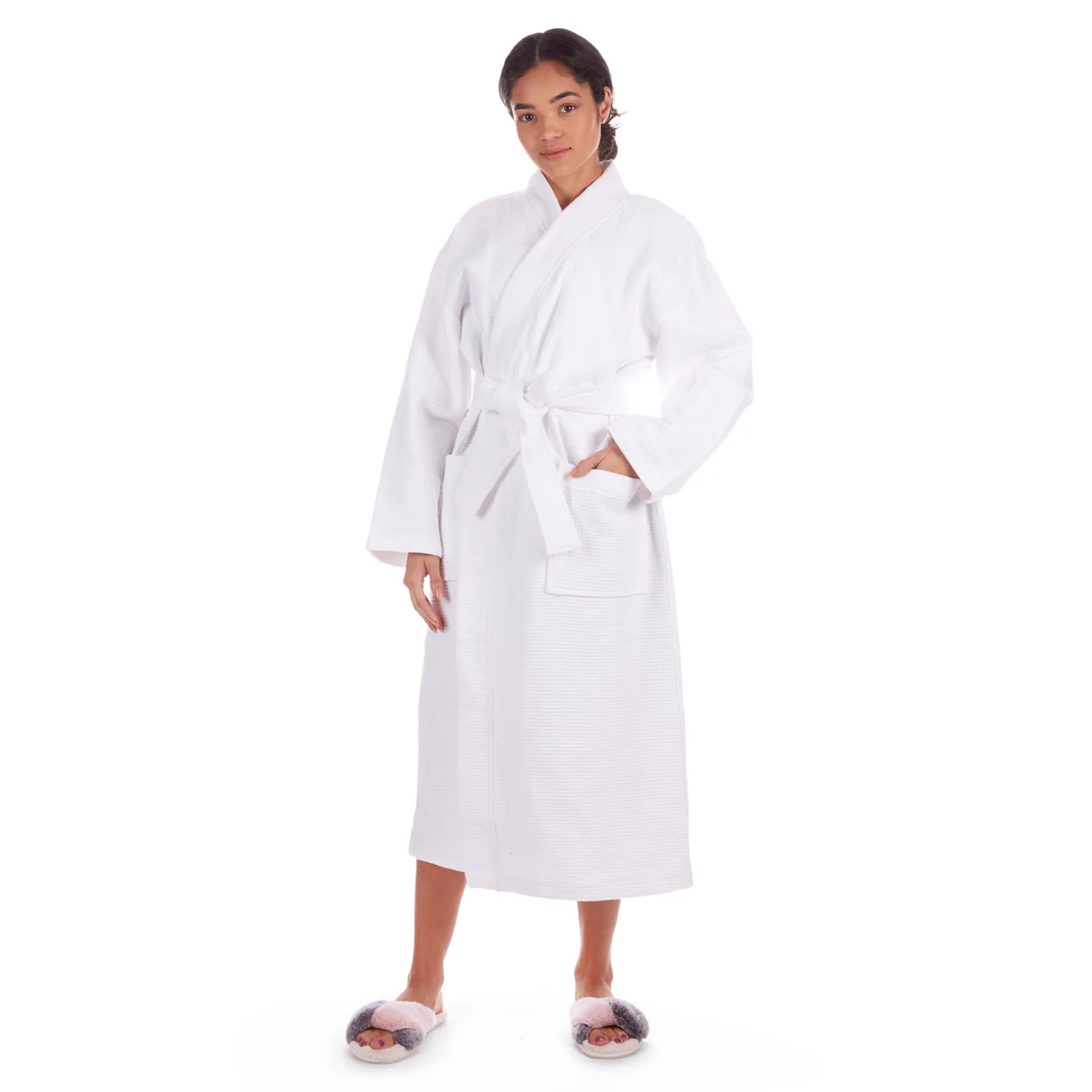 Memoi Long Cotton Robe