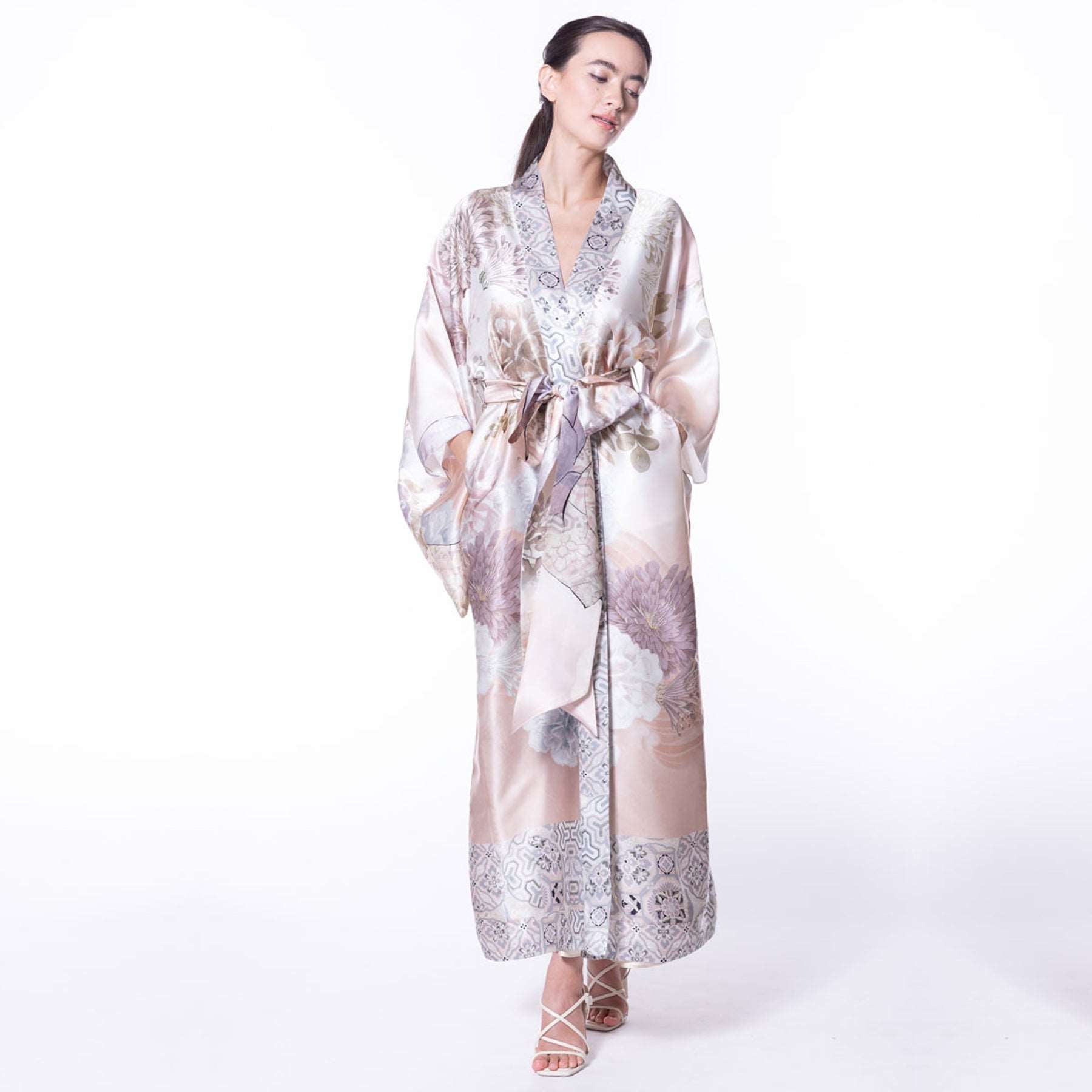 Christine Vancouver  Moonlight Silk-Lined Velvet Robe at Jane's