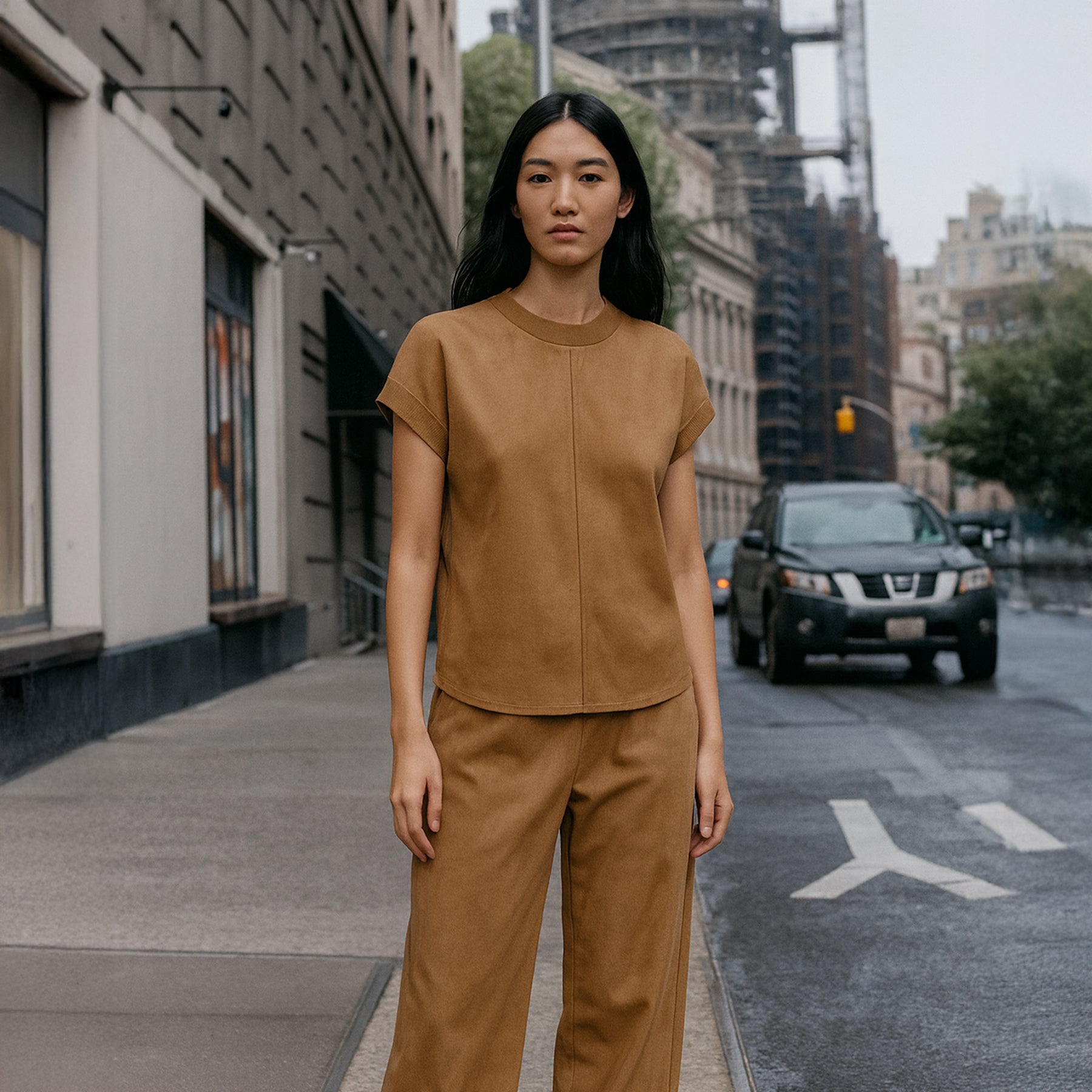 Melissa Nepton Josette Suede Top