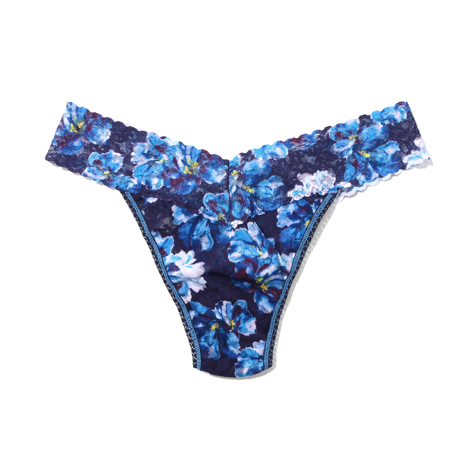 Hanky Panky Printed Lace Original Rise Thong