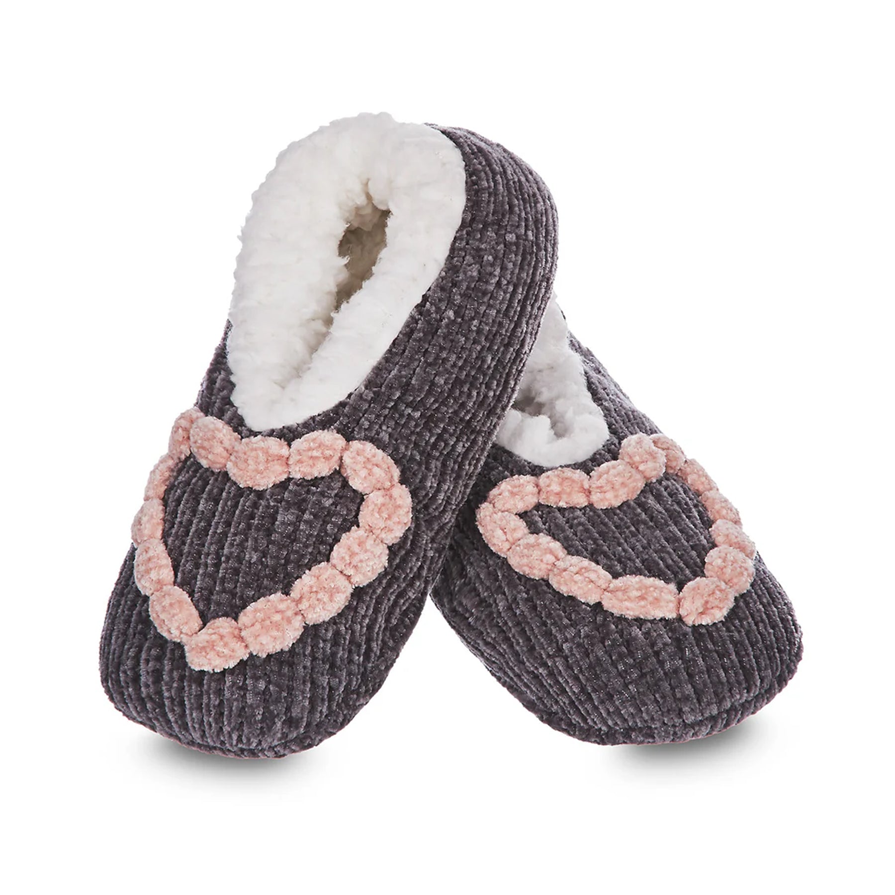 MeMoi Cozy Heart Slippers