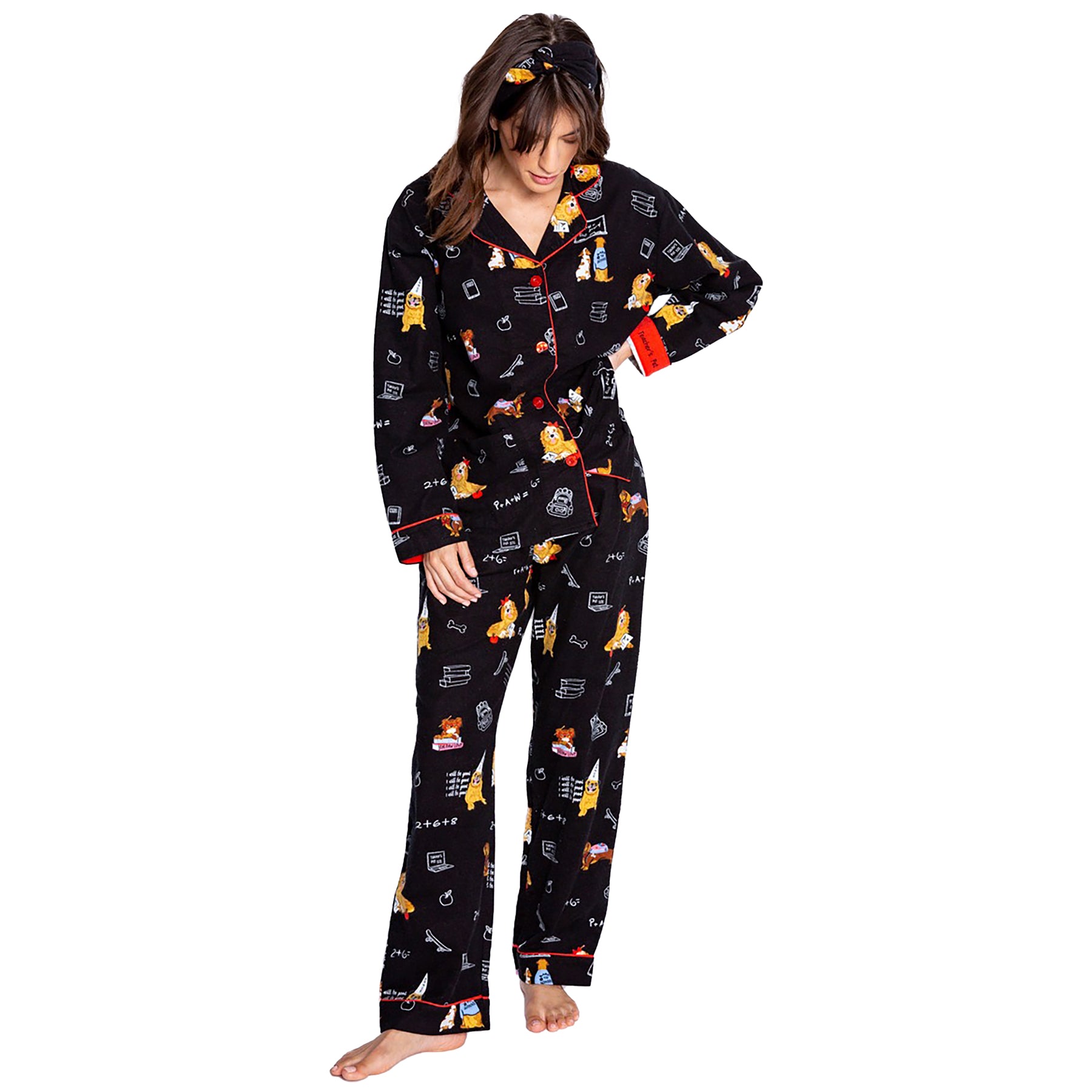 NWT PJ Salvage Size L Waffle Knit Thermal Gnome Lounge Pajama