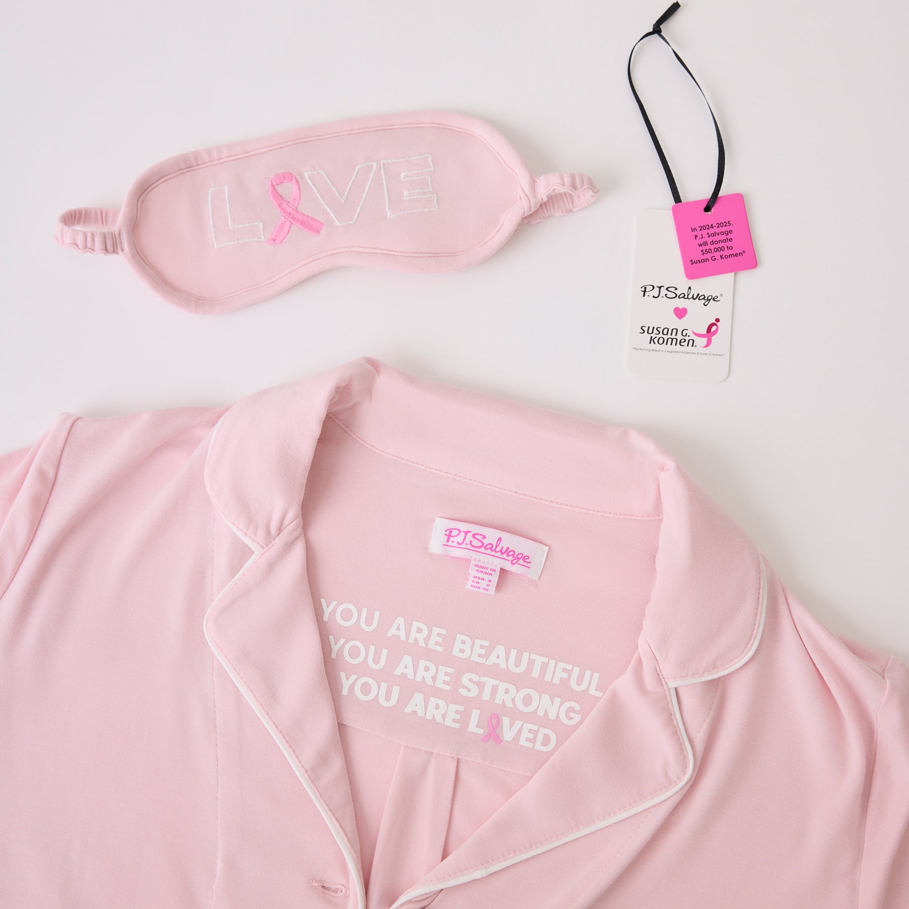 PJ Salvage x Susan G. Komen PJ Set