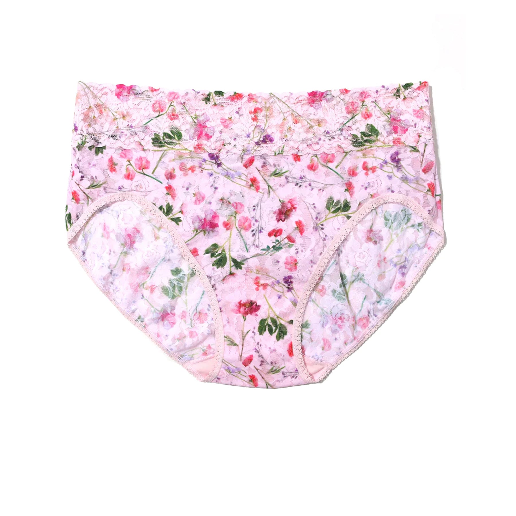Candy Color Floral Japanese Cute Sweet Bras And Panty Set