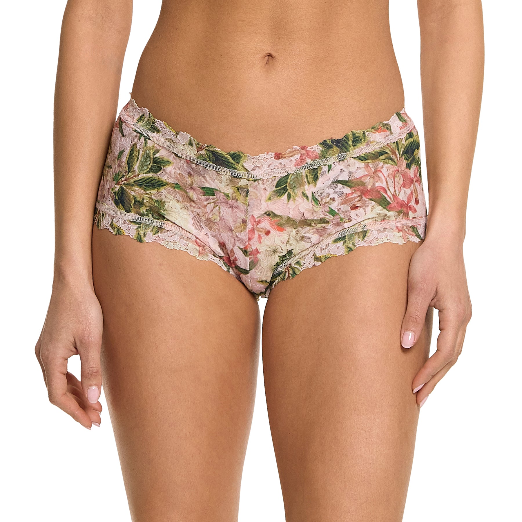 Hanky Panky Printed Lace Boyshort