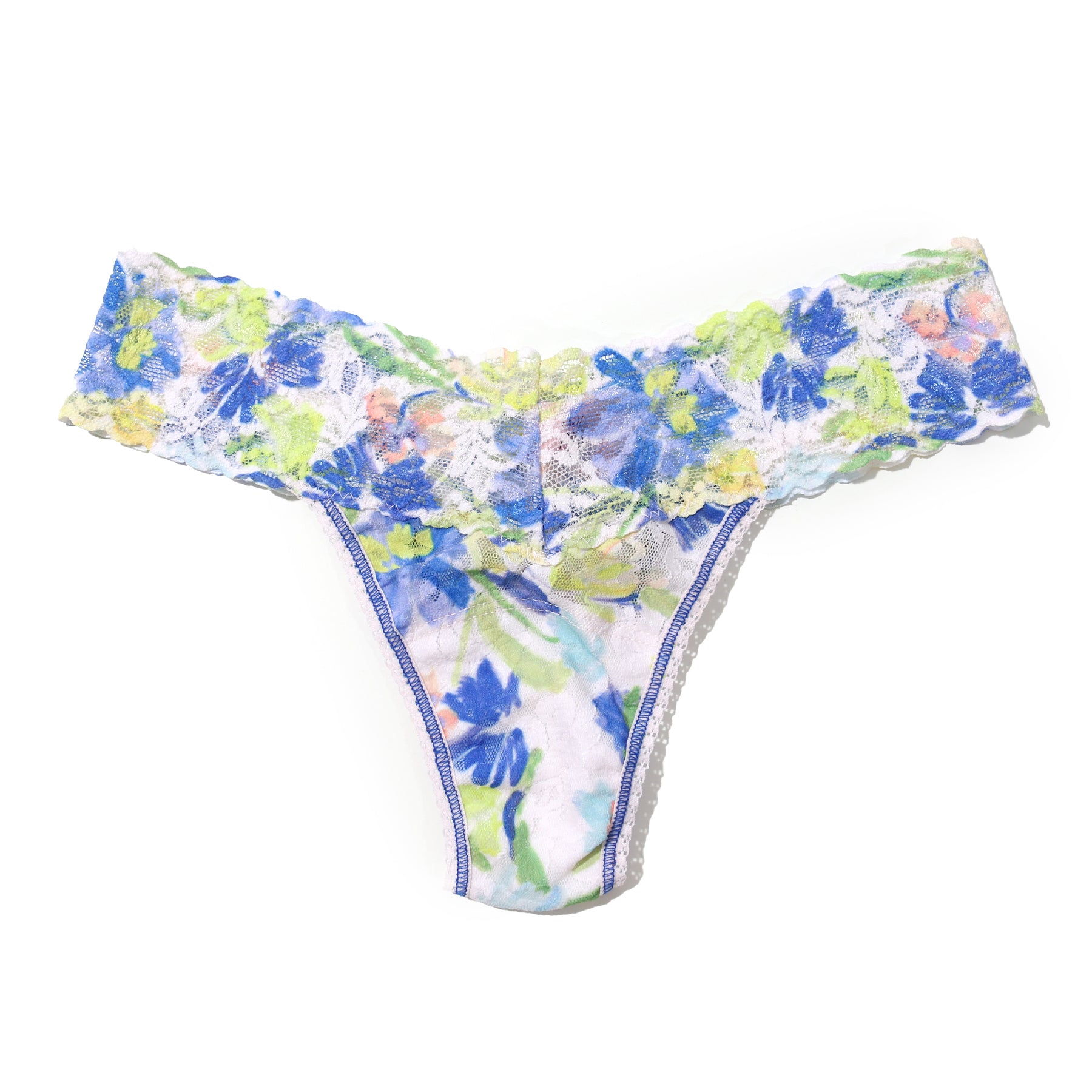 Hanky Panky Printed Lace Low Rise Thong