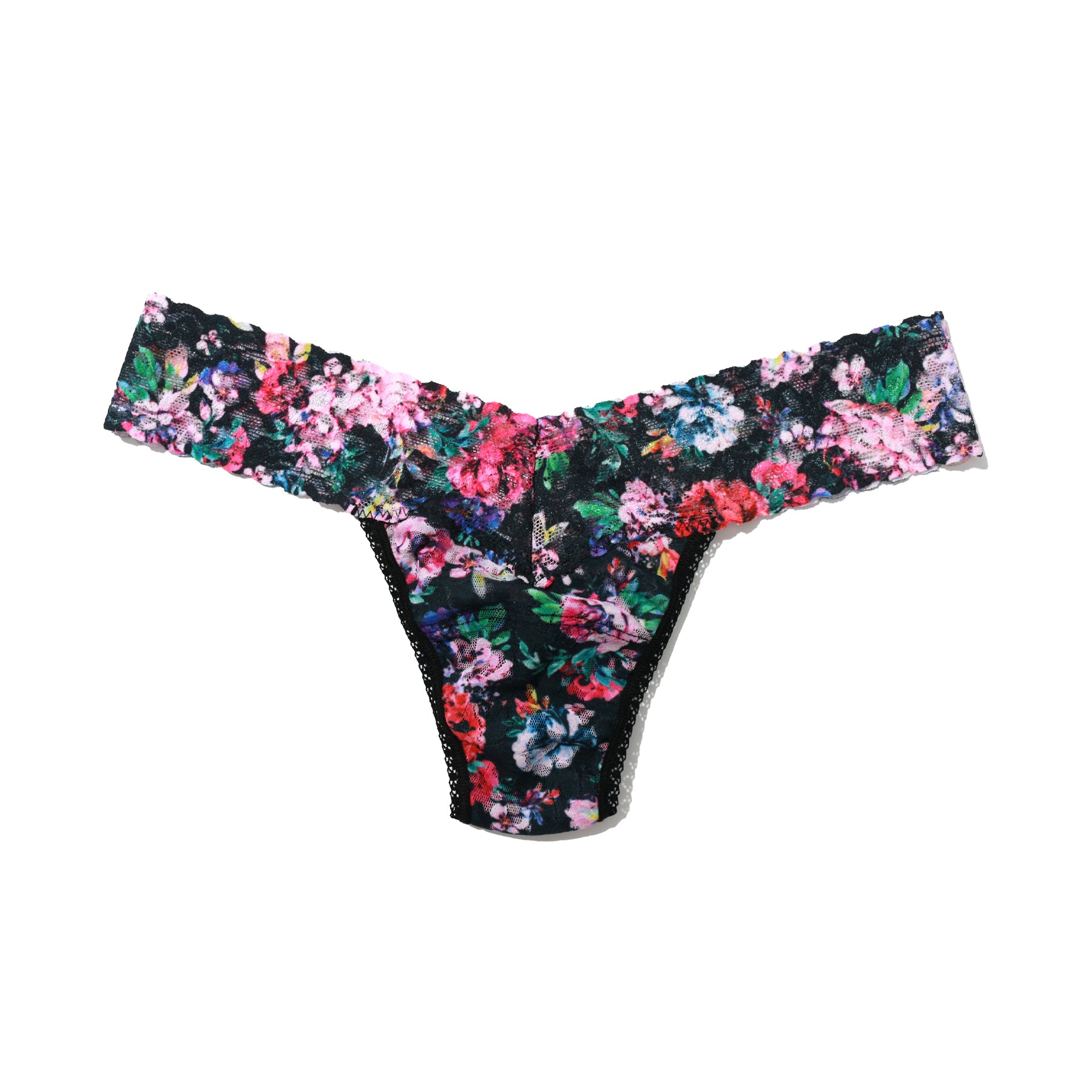 Hanky Panky Printed Lace Low Rise Thong