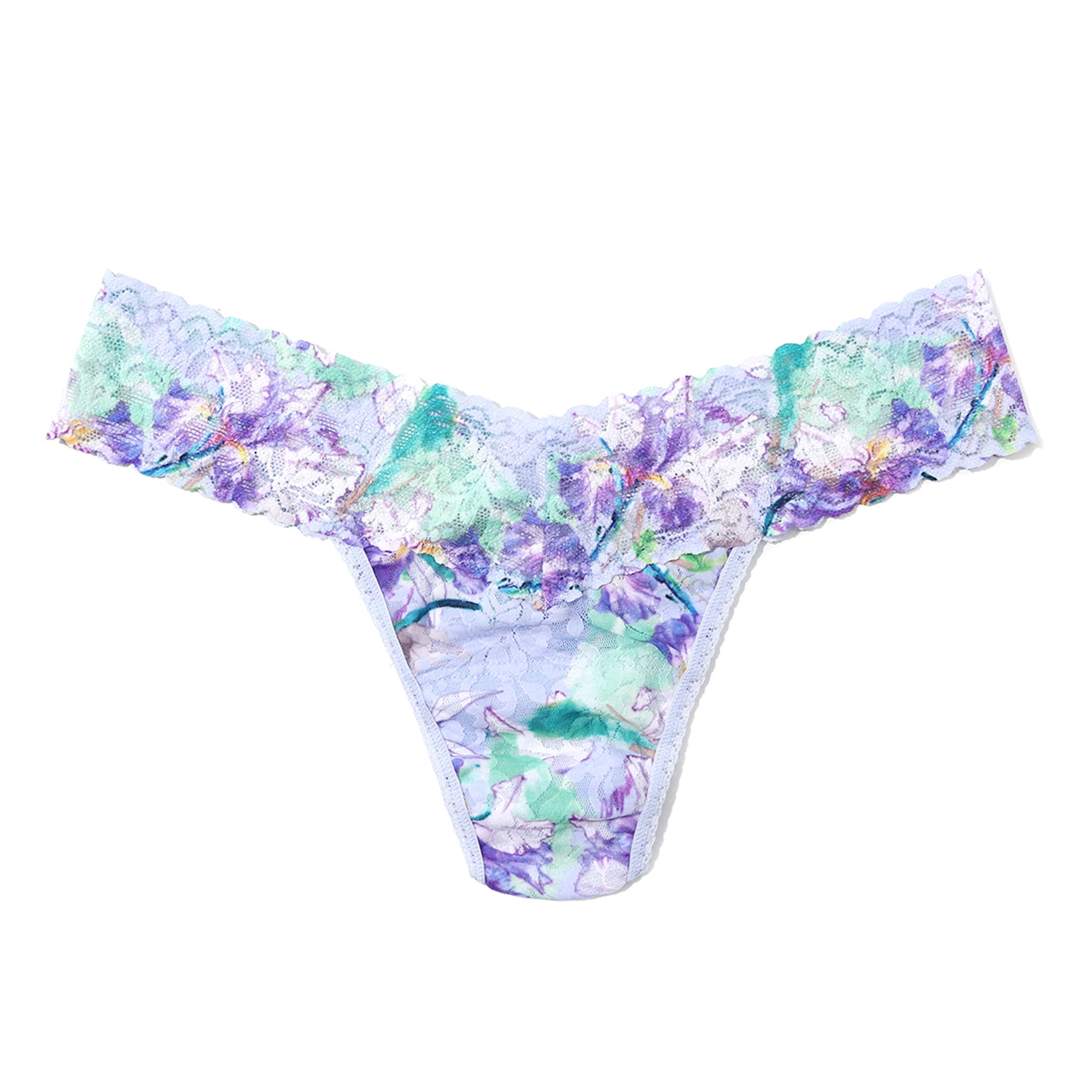 Hanky Panky Printed Lace Low Rise Thong