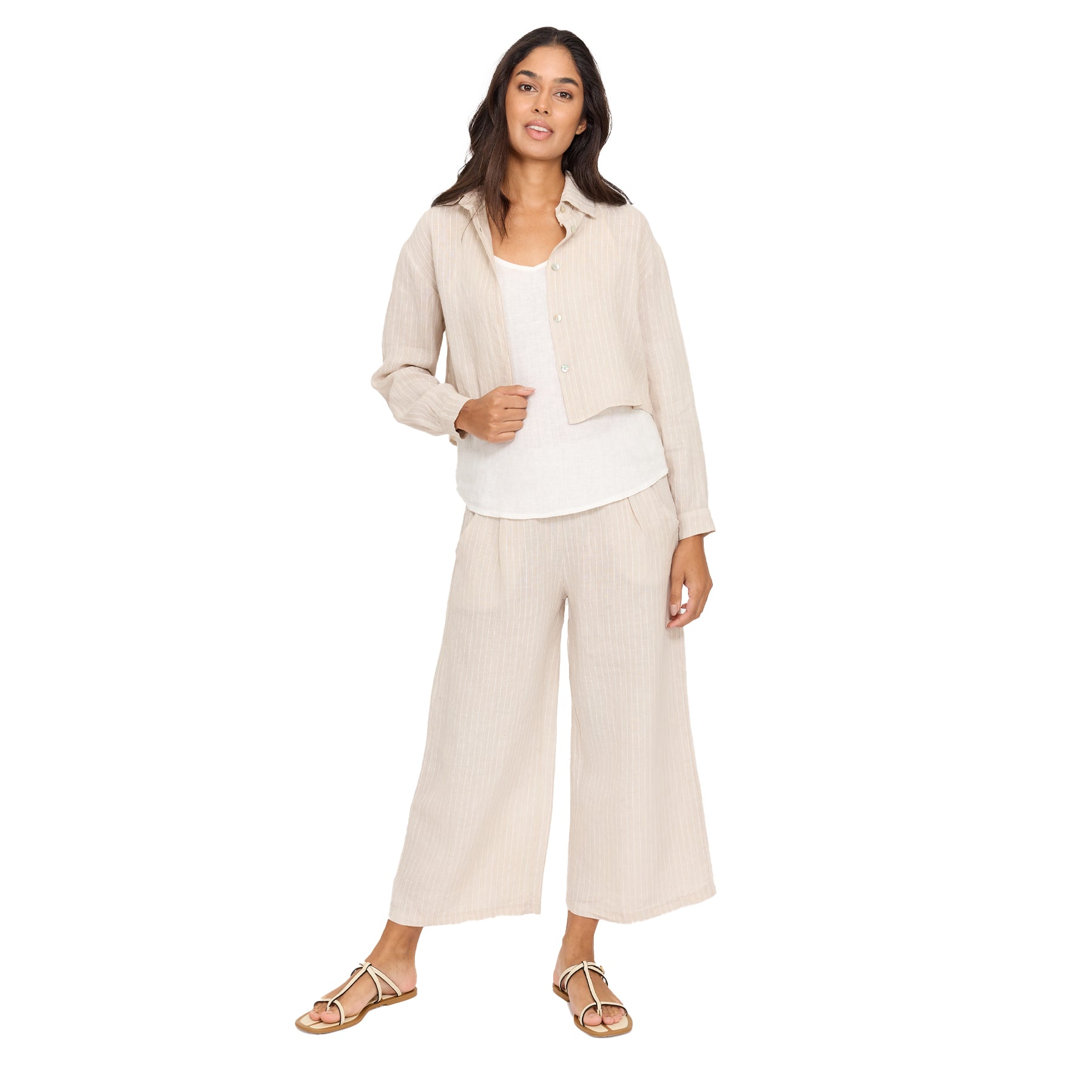 Pistache Linen Pants