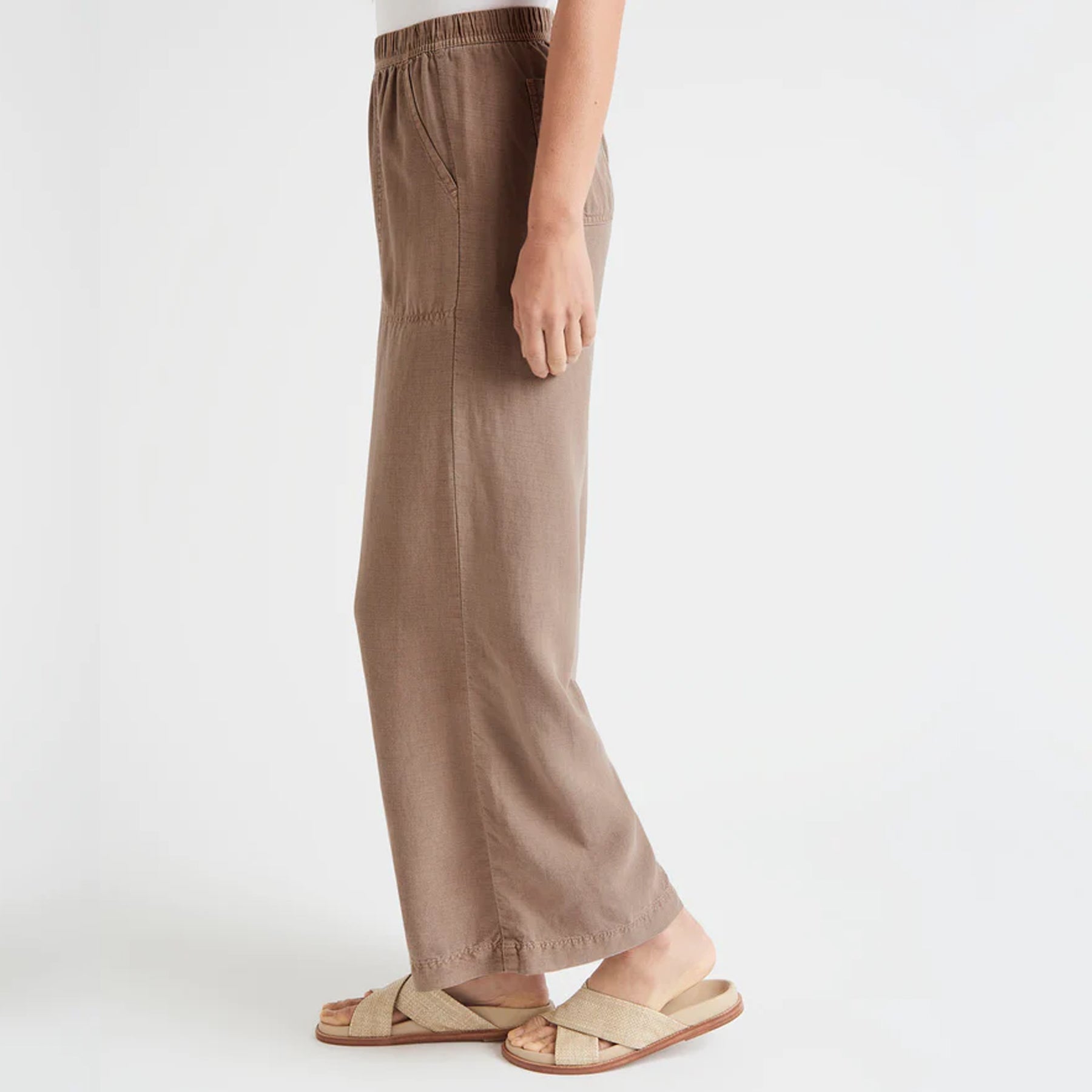 Angie Cropped Wide Leg Pants