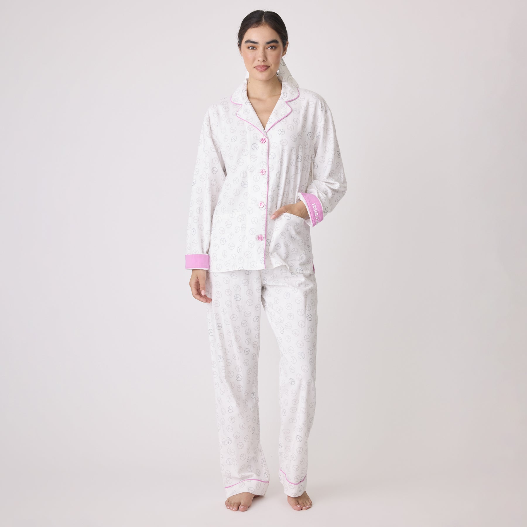 PJ Salvage Flannel PJ Set