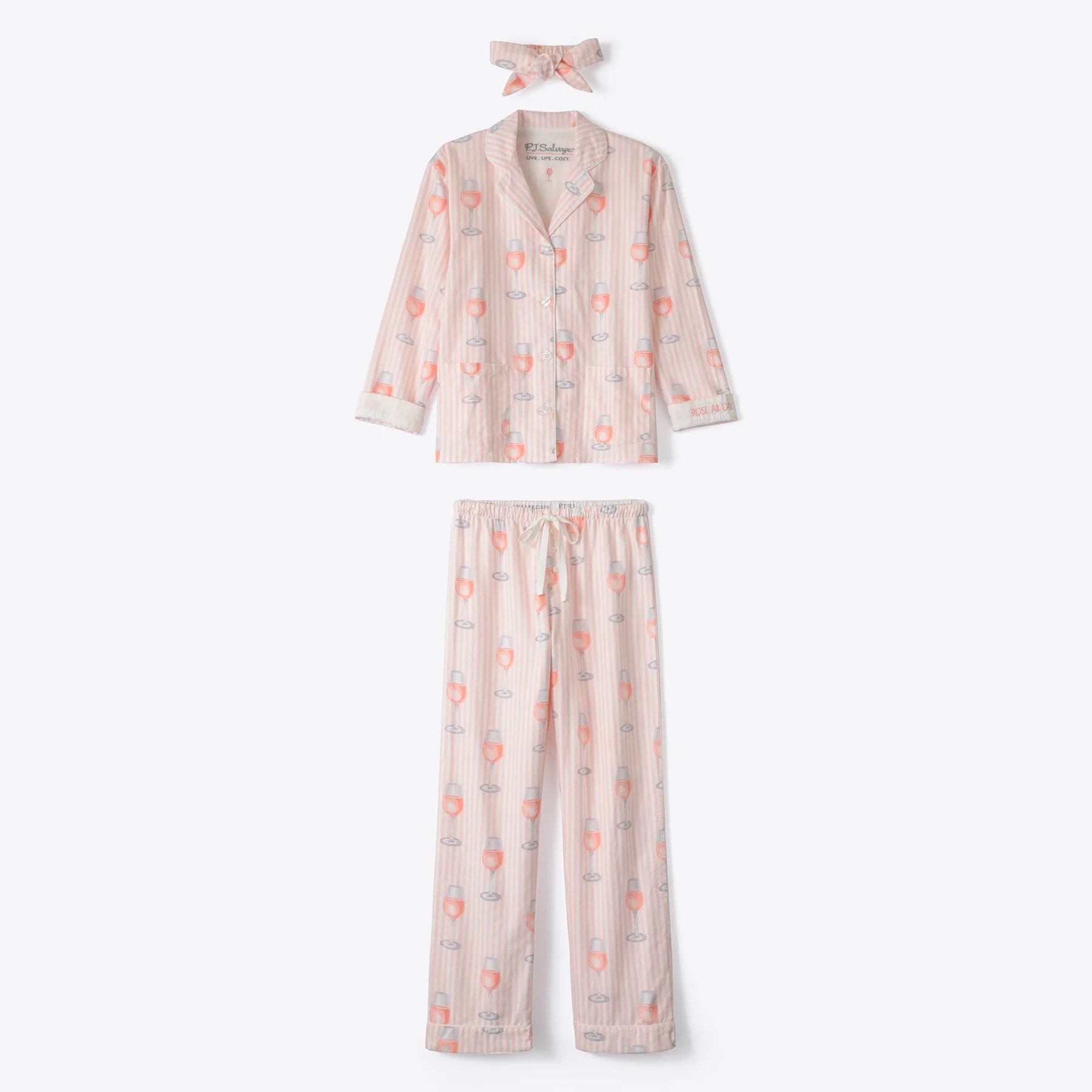 PJ Salvage Rose All Day Flannel PJ Set