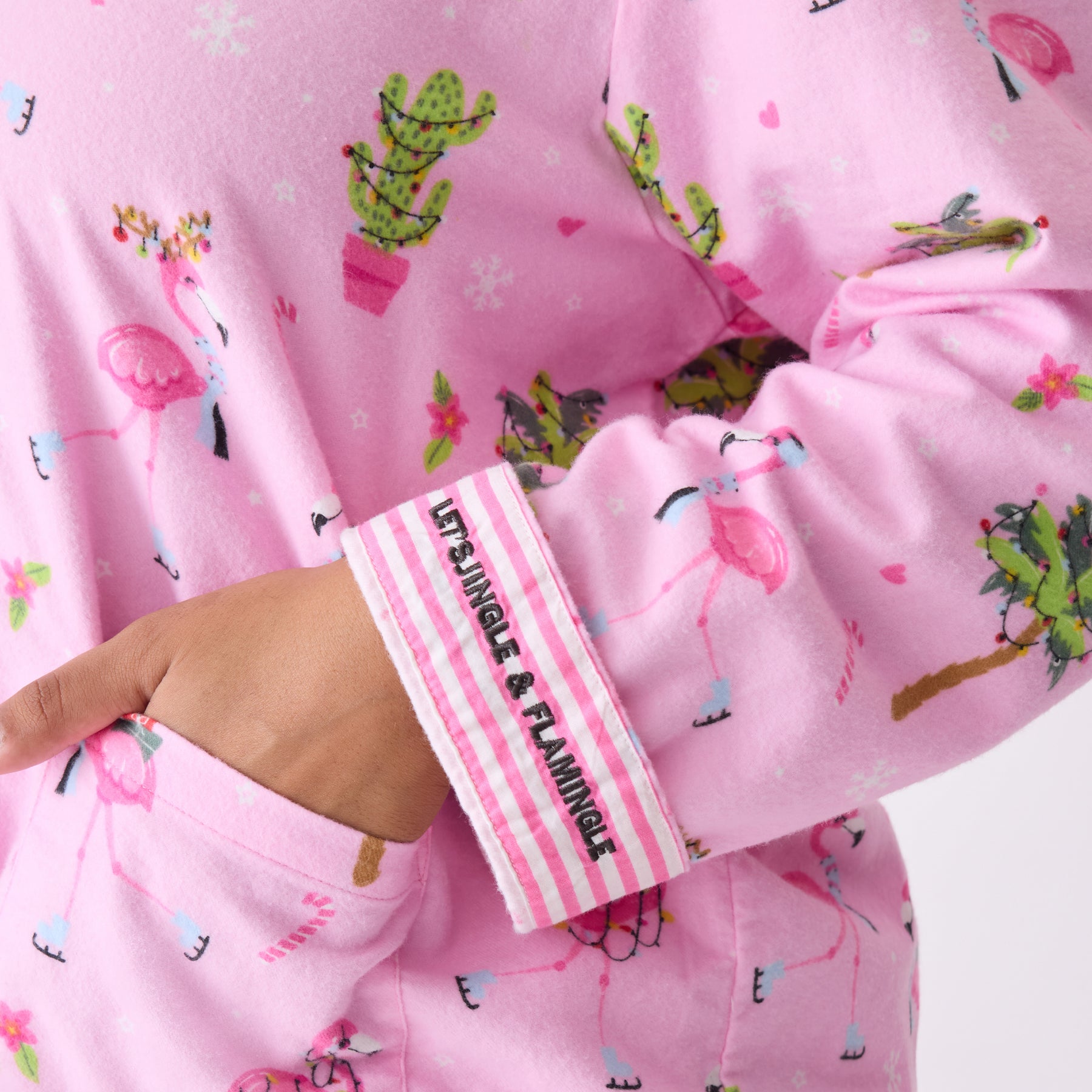 PJ Salvage Flamingo Flannel PJ Set