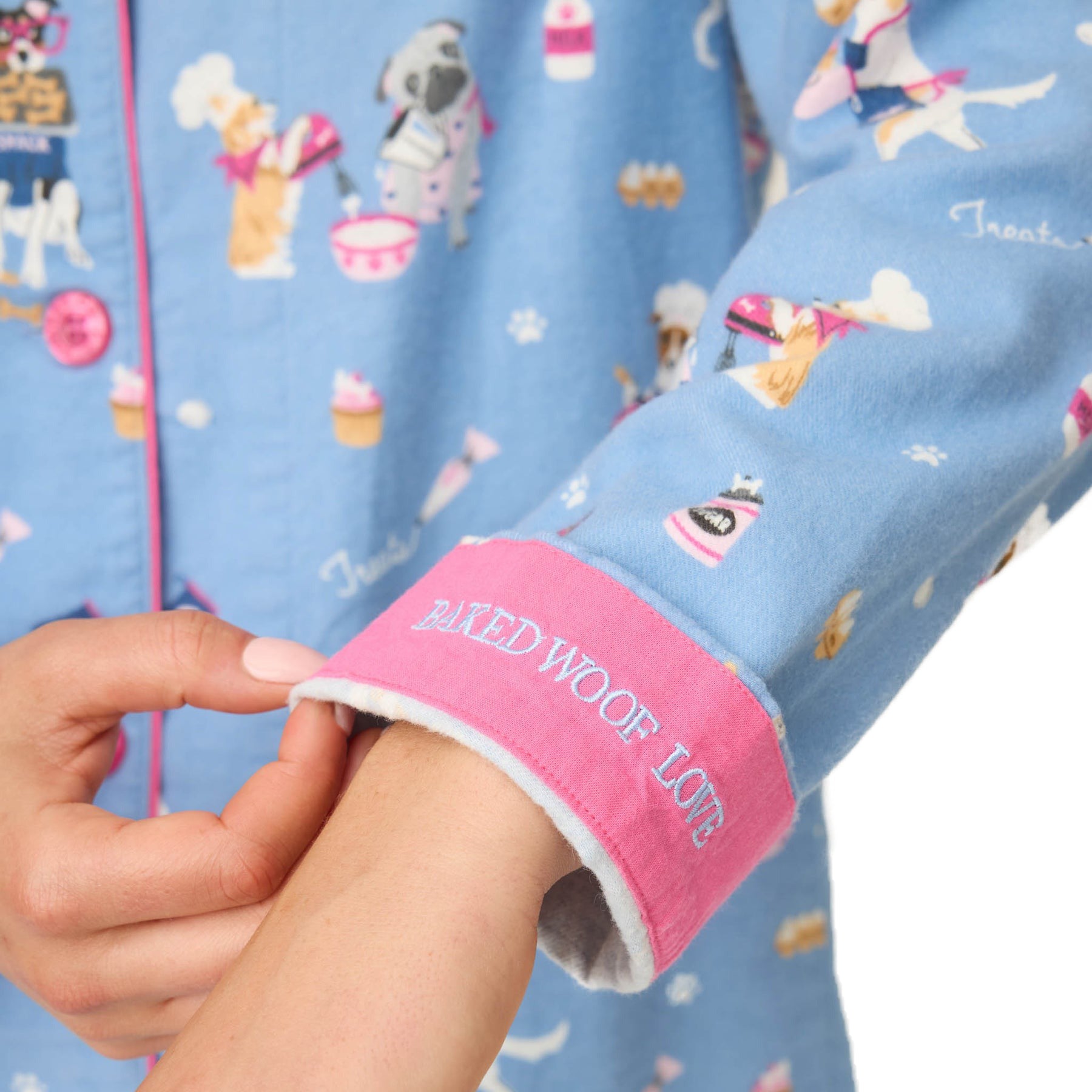 PJ Salvage Baked Woof Love Dog PJ Set
