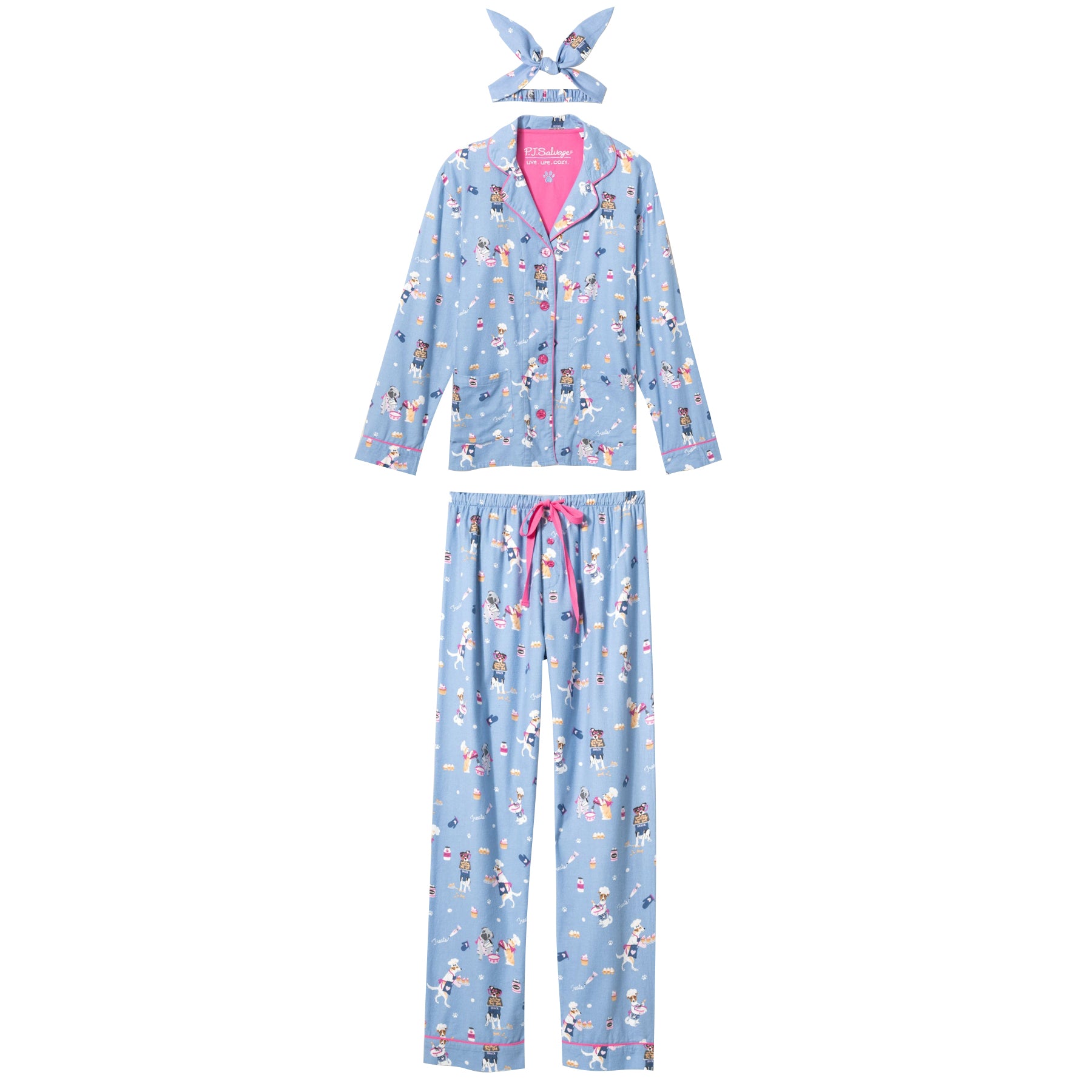 PJ Salvage Baked Woof Love Dog PJ Set