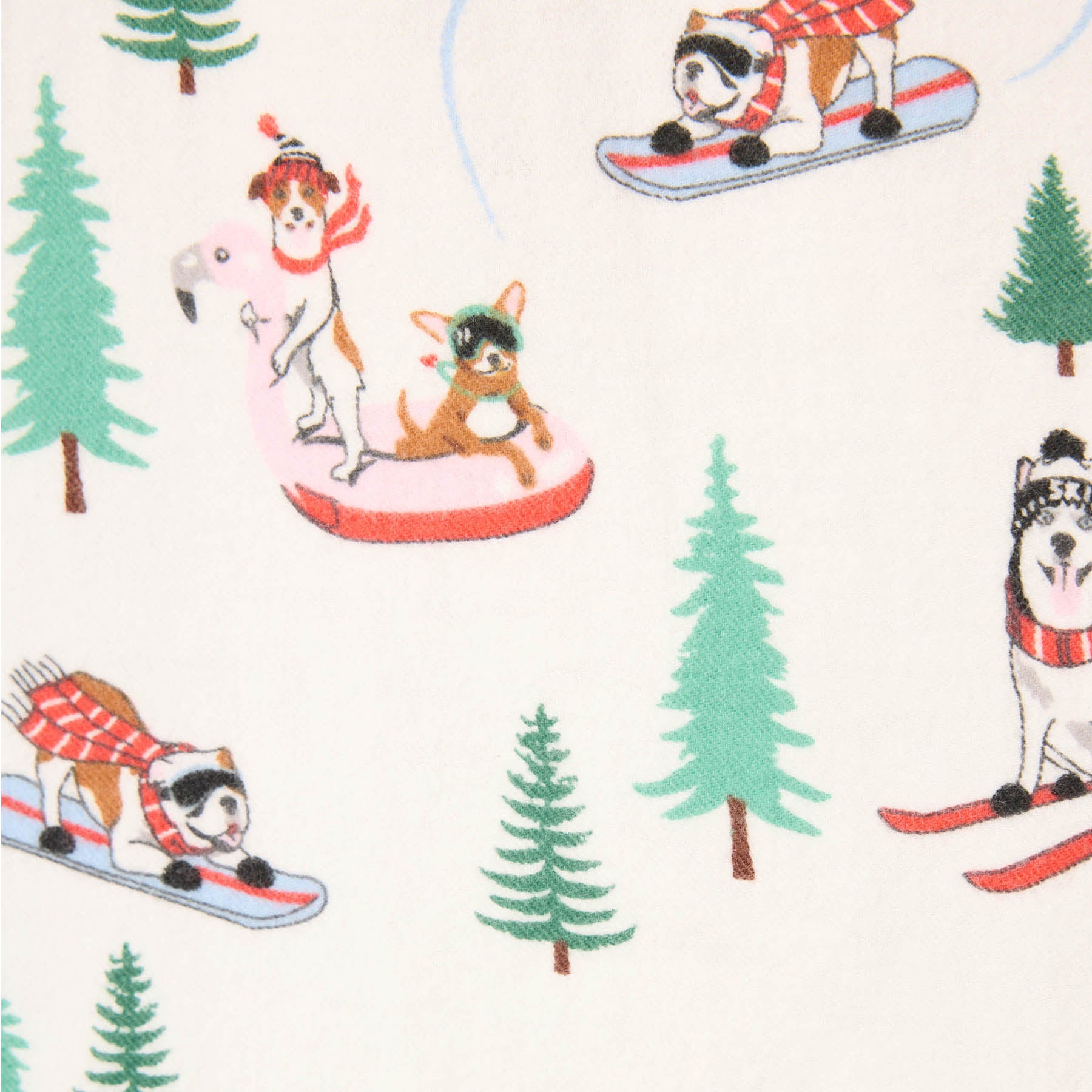 PJ Salvage Flannel Sleigh All Day PJ Set