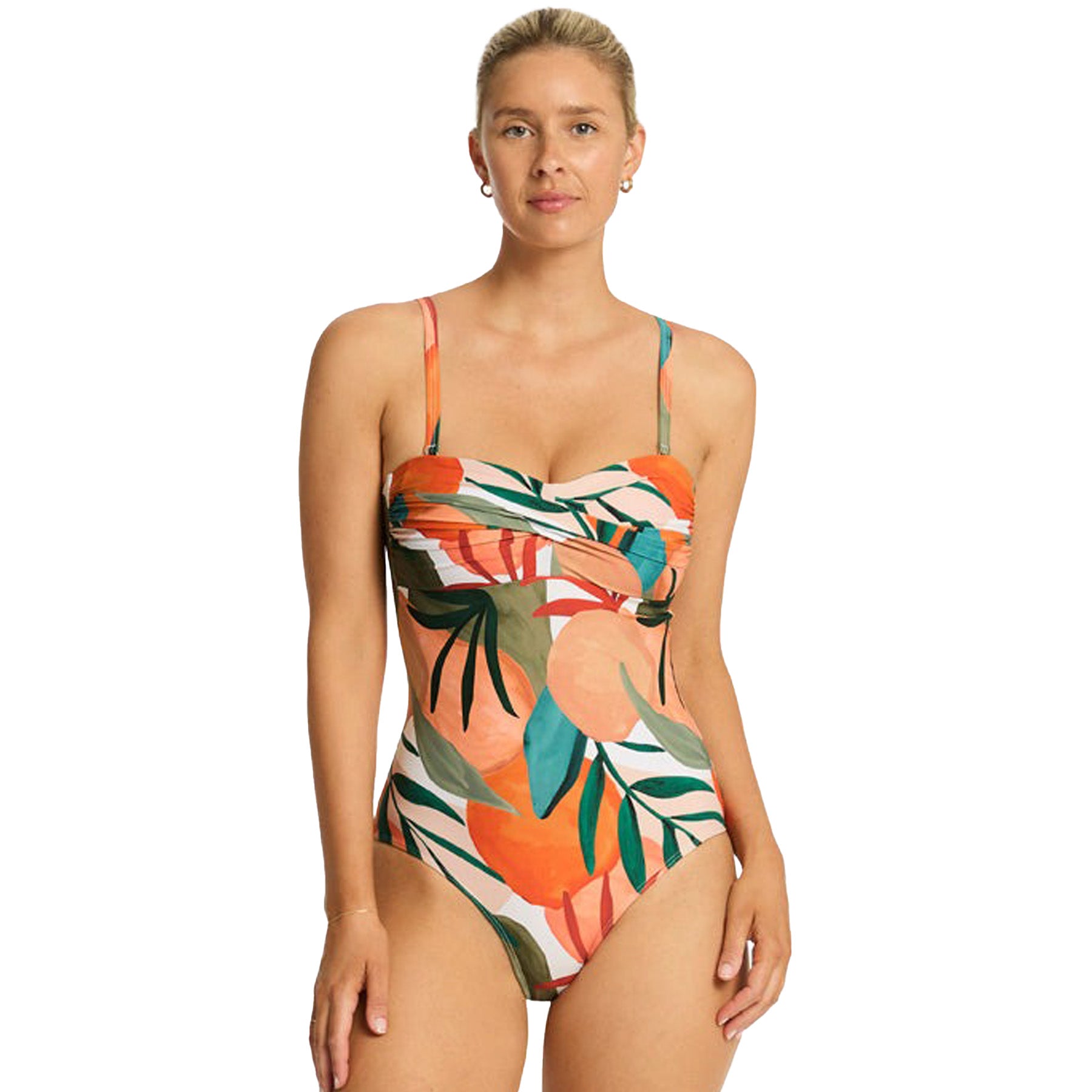SeaLevel Twist Bandeau One Piece Swimsuit