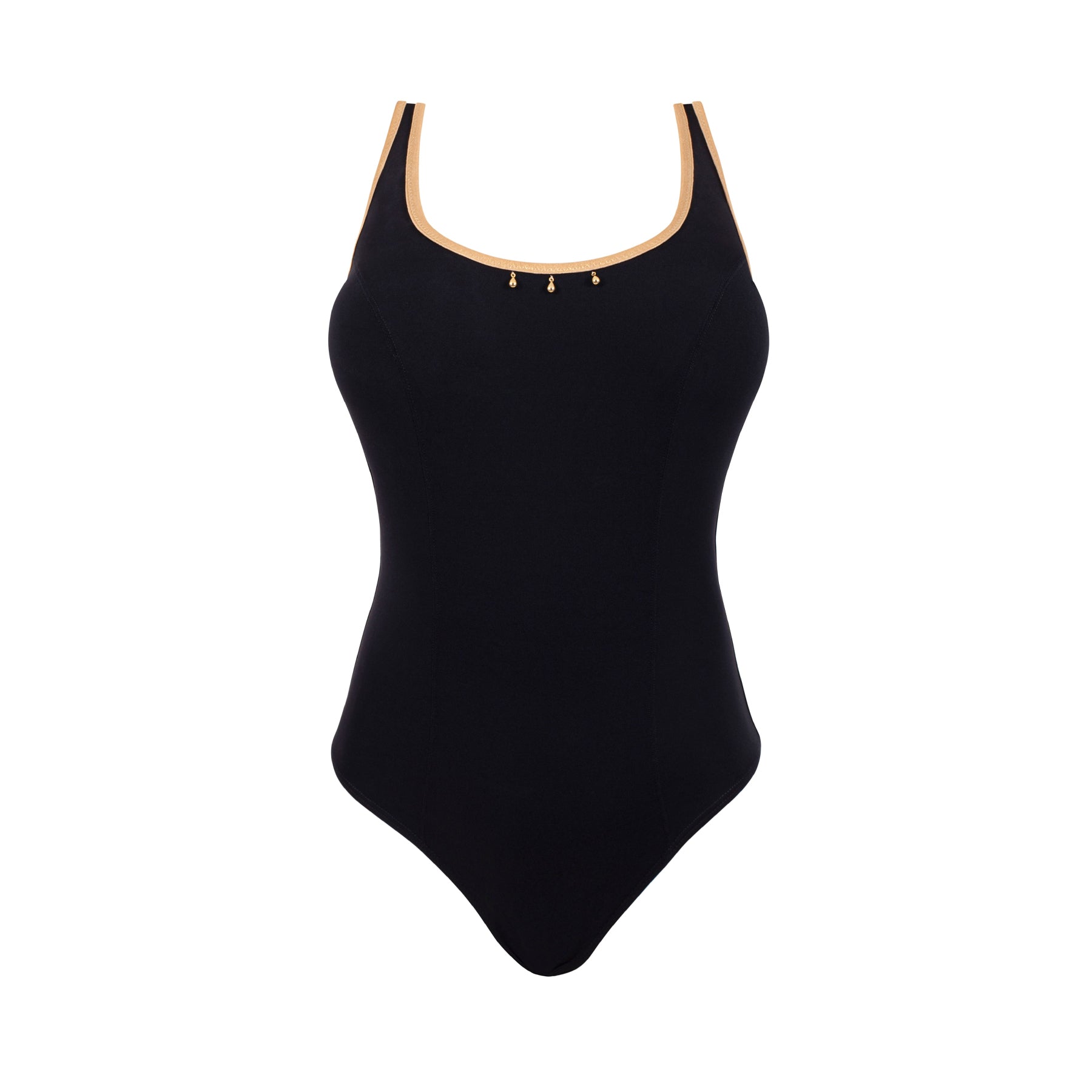 Two-piece swimsuit Carine Gilson Black size M International in Polyester -  10969985