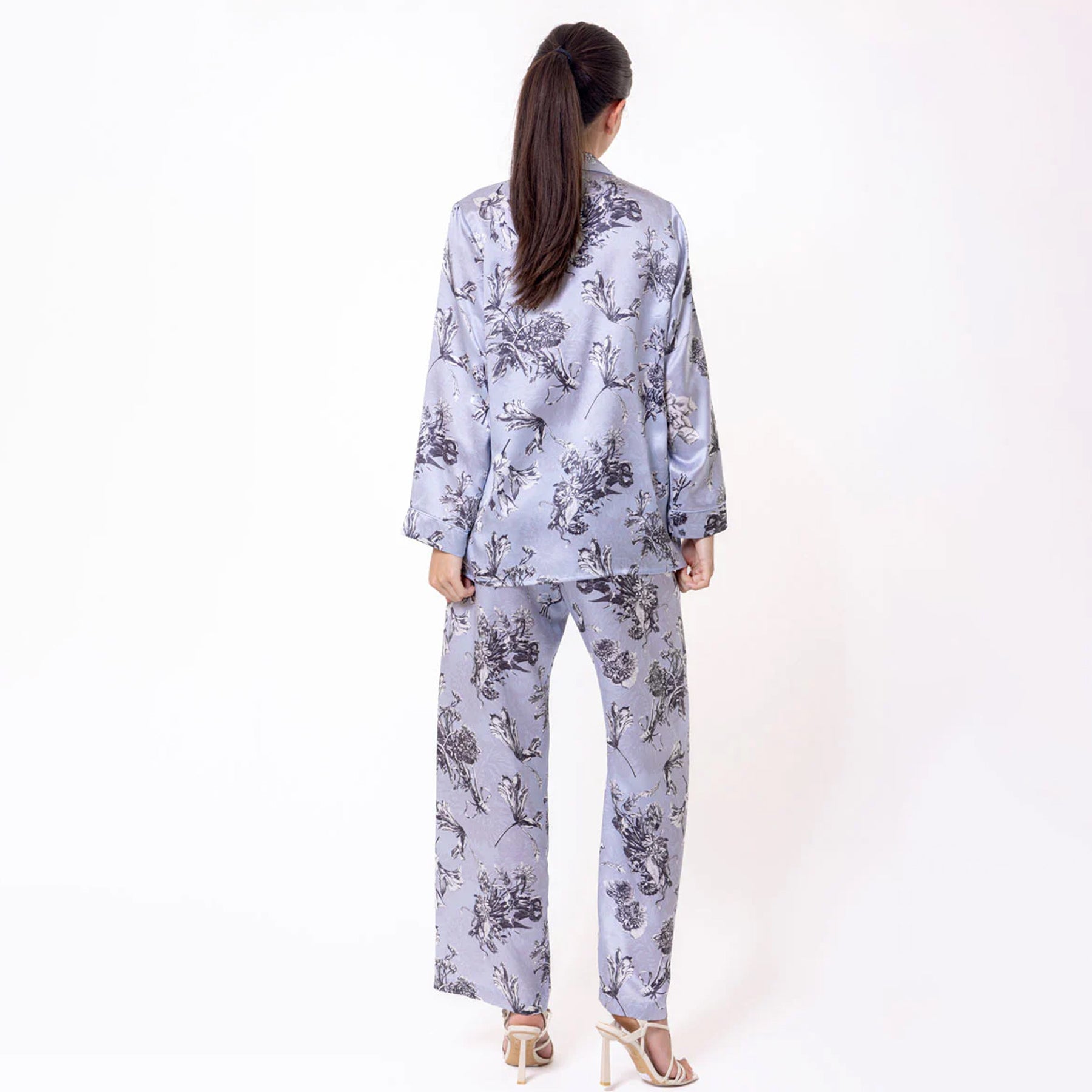 Christine Toile Jardin Silk Pyjama
