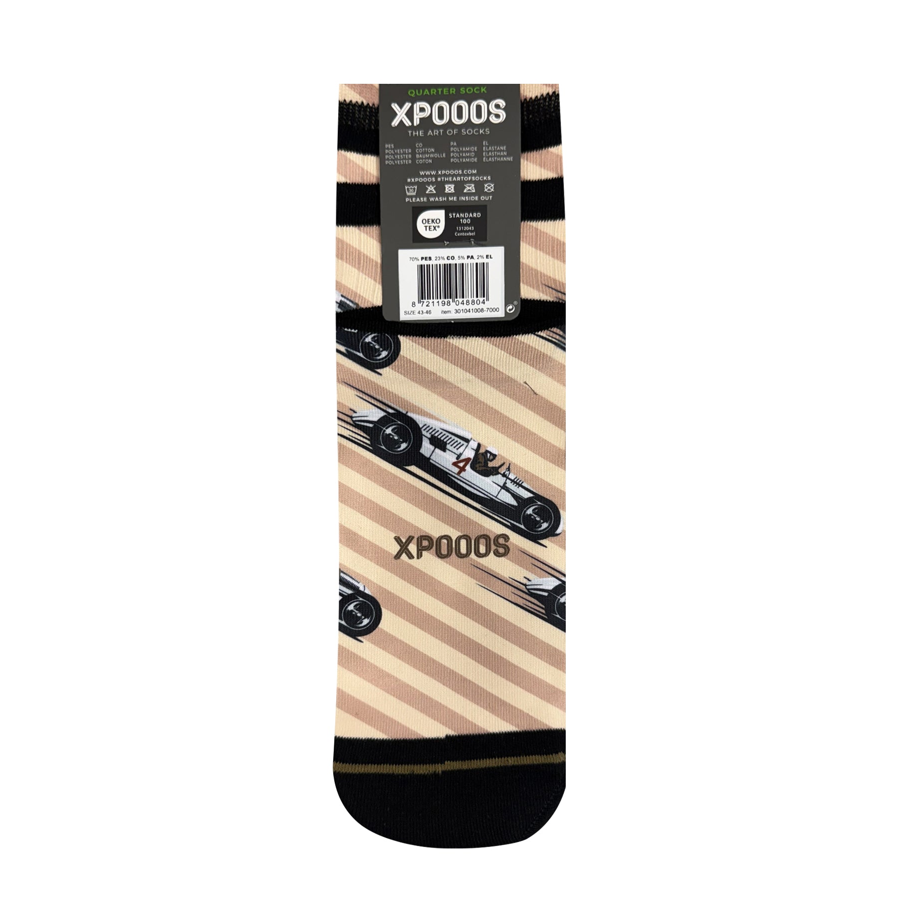XPOOOS Men's Quarter Socks
