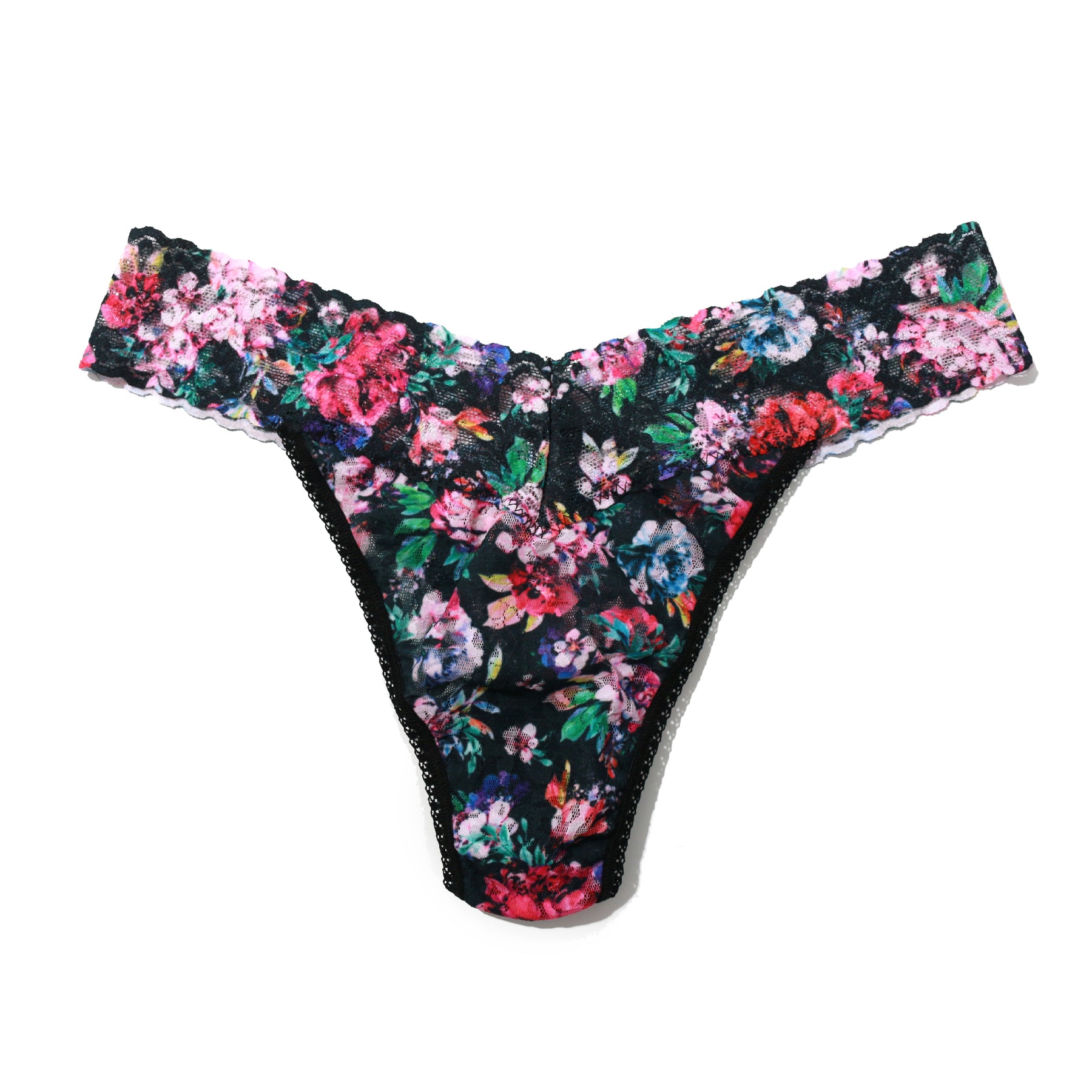 Hanky Panky Printed Lace Original Rise Thong