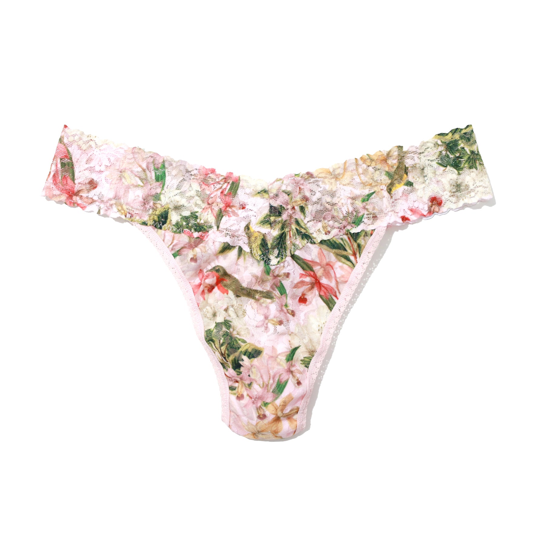 Hanky Panky Printed Lace Original Rise Thong