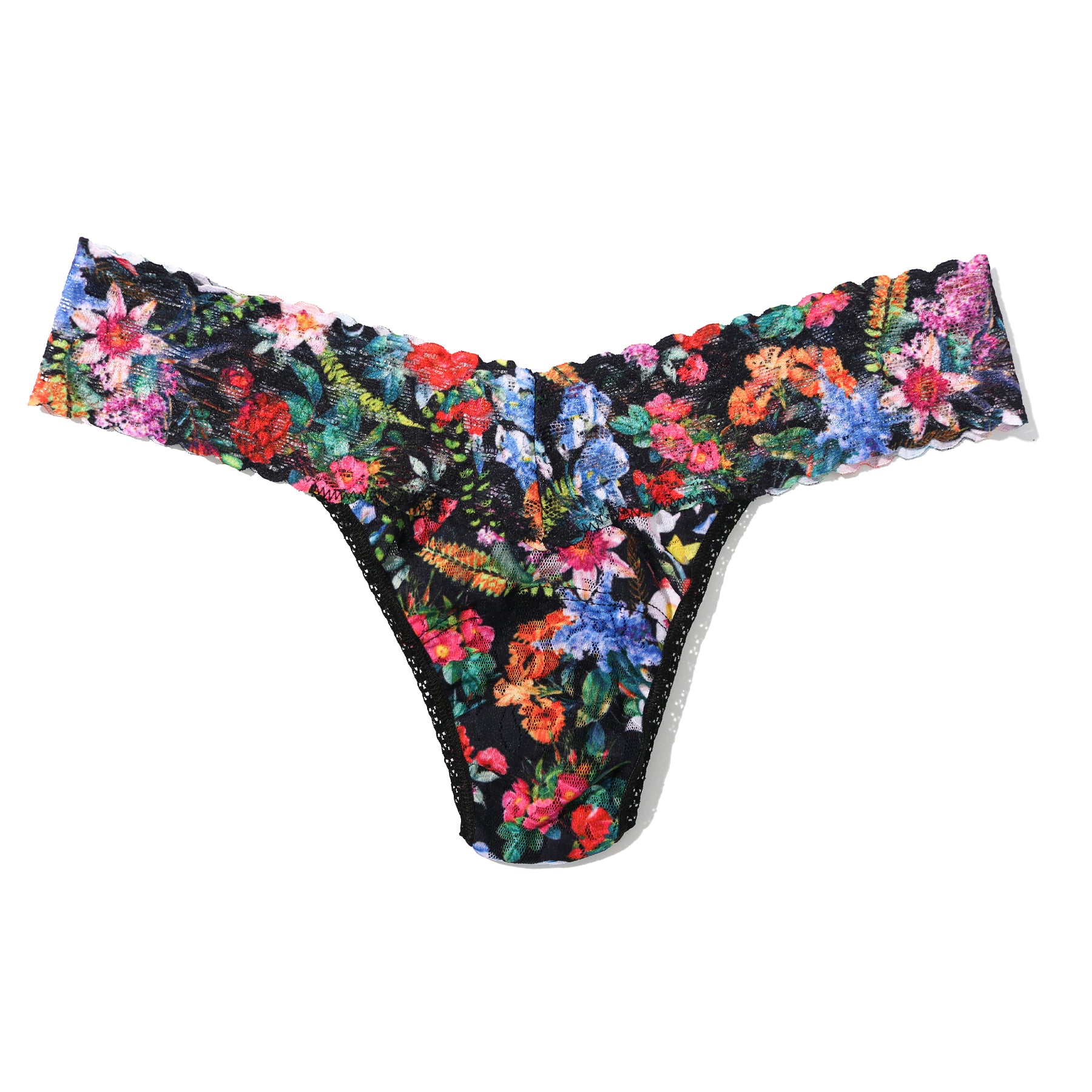 Hanky Panky Printed Lace Low Rise Thong