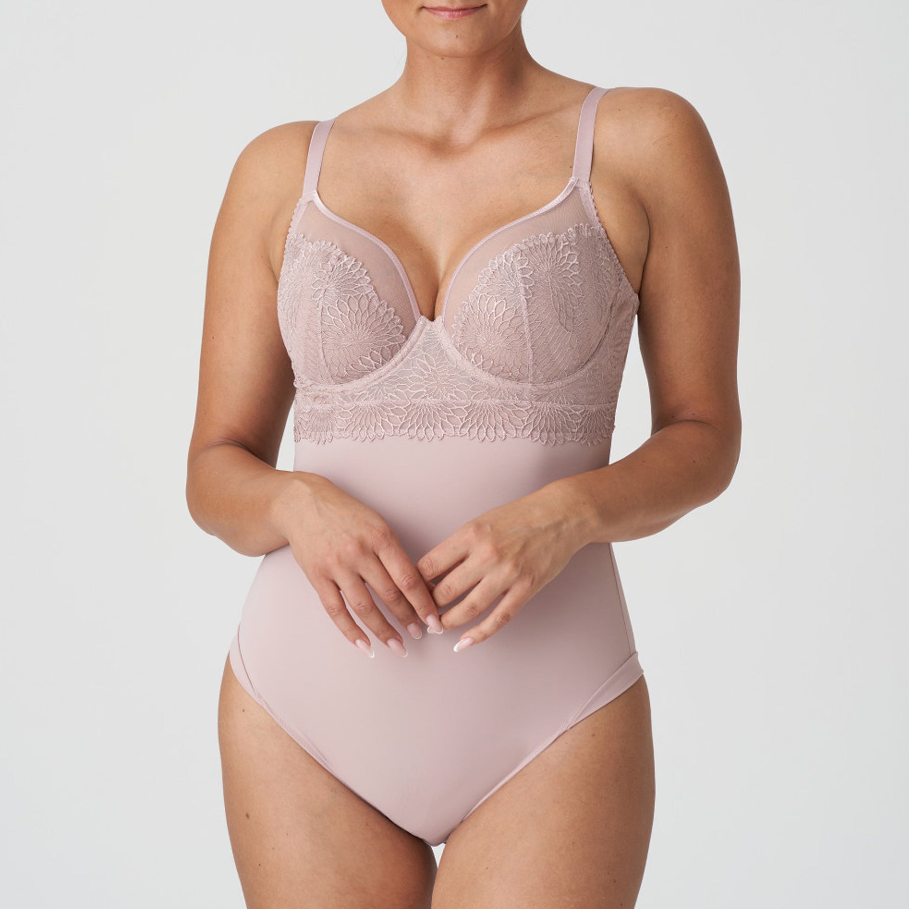 Skin Worldwide Supernatural Enid Bodysuit with Shelf Bra #DCL409B - In the  Mood Intimates