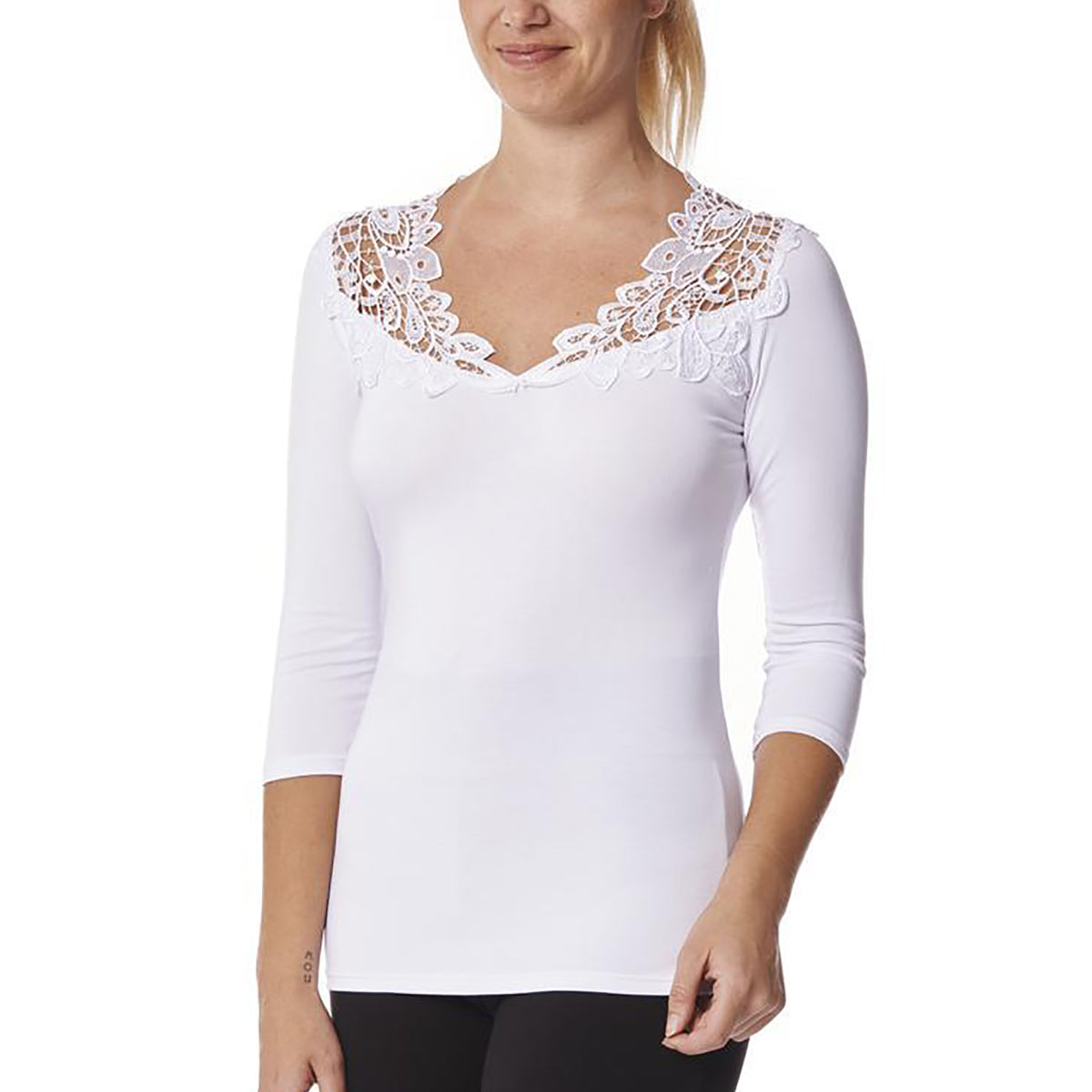 Arianne Teri 3/4 Slv Top