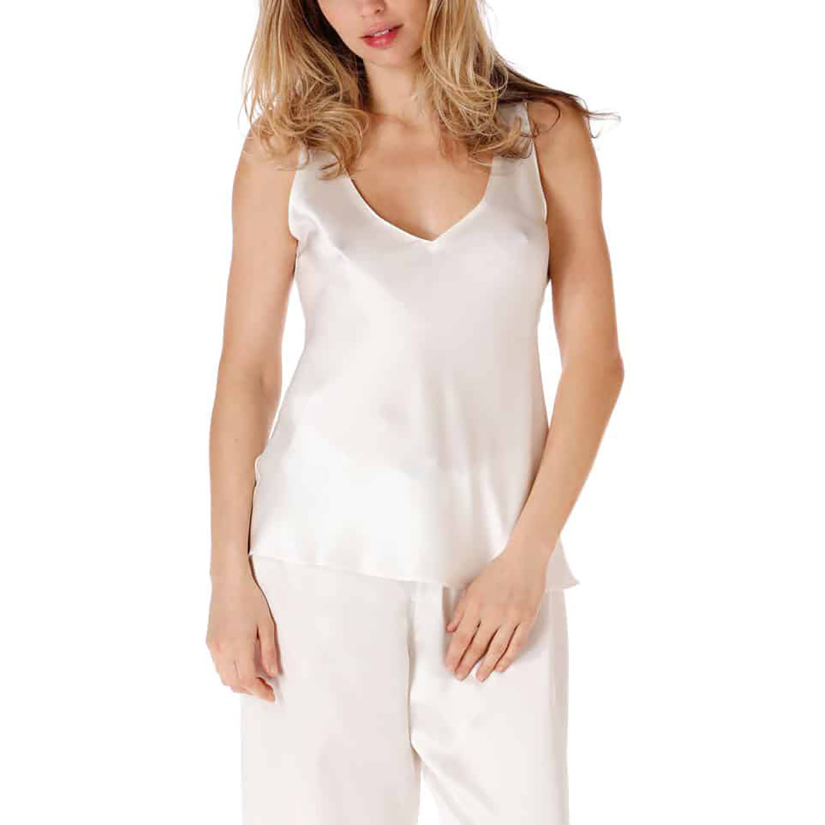Buy SMROCCO Women Front Open Camisole Bra Top TB9065 (White