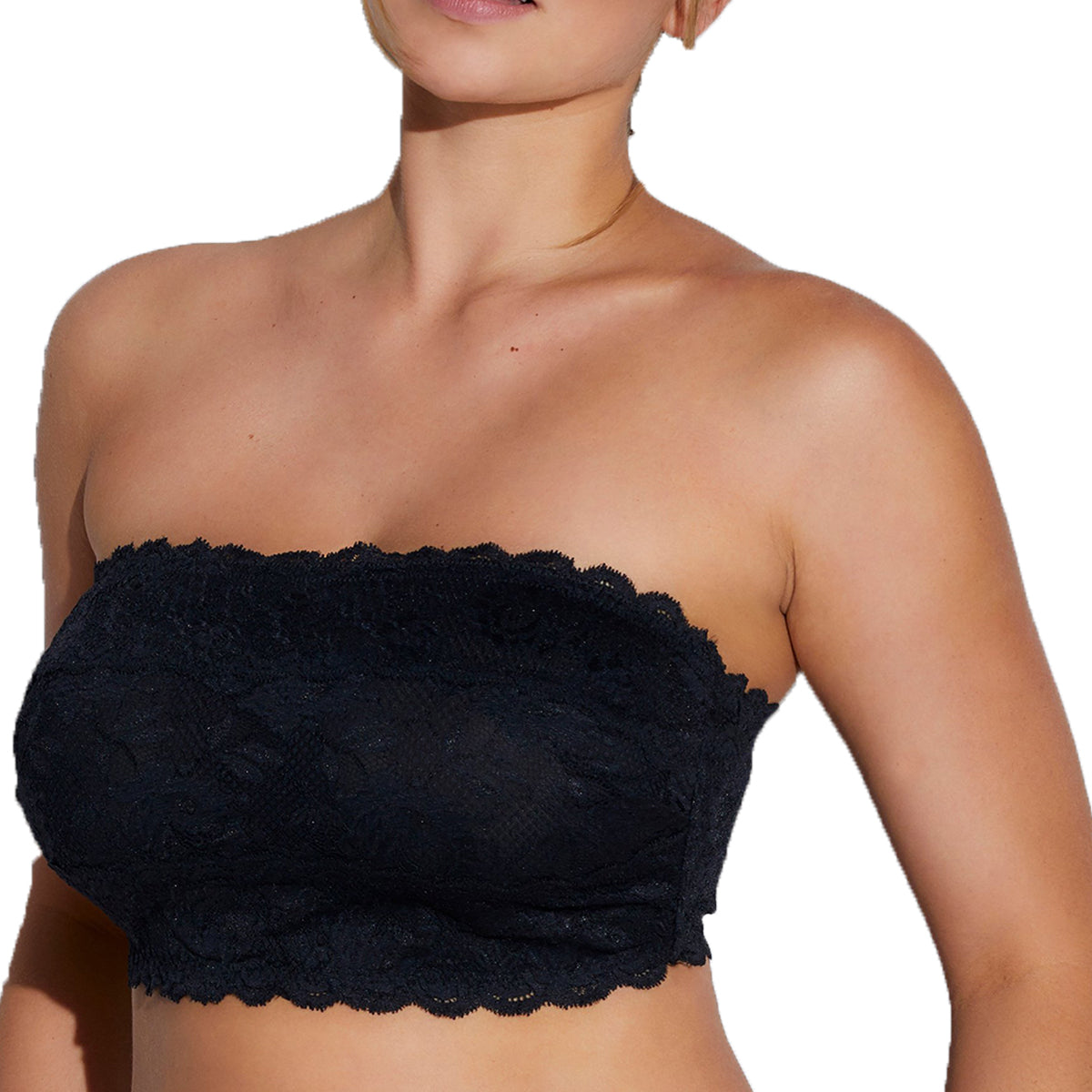 Cosabella Never Say Never Flirtie Bandeau Bra In Anthracite in