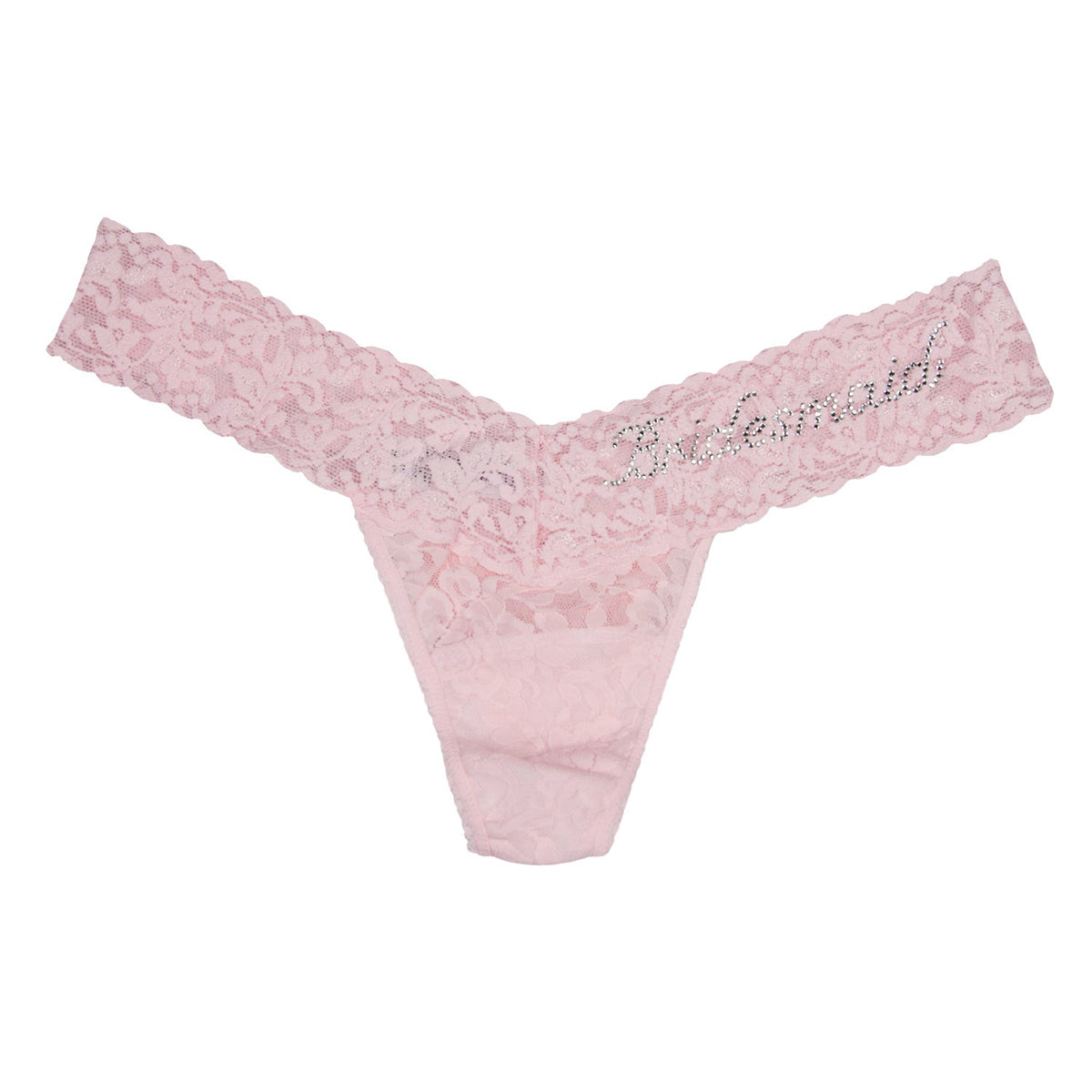 Hanky Panky Bridesmaid Low Rise Thong in Bliss Pink 491031
