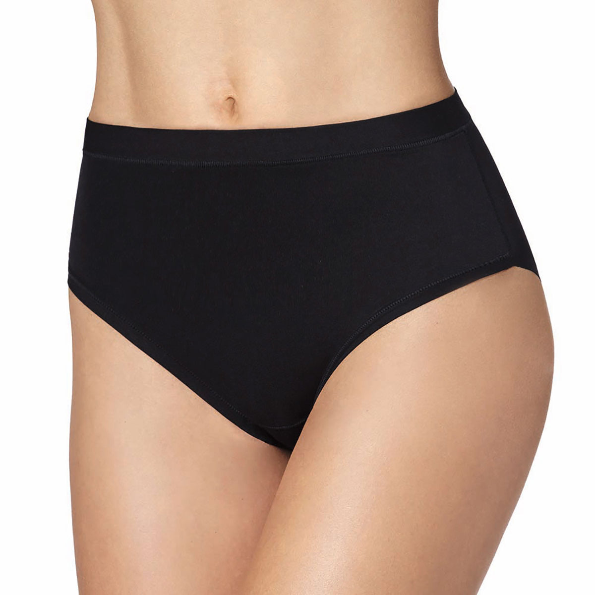 Womens Hipster Panties Classics Flex to Fit Seamless 2-Pack XL/8  Black/Beige at  Women's Clothing store