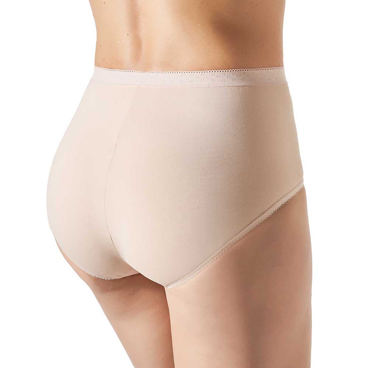 Just My Size Women's Plus High-Rise Cotton Briefs with Tag-Free Elastic  Waistband, White, 3-Pack