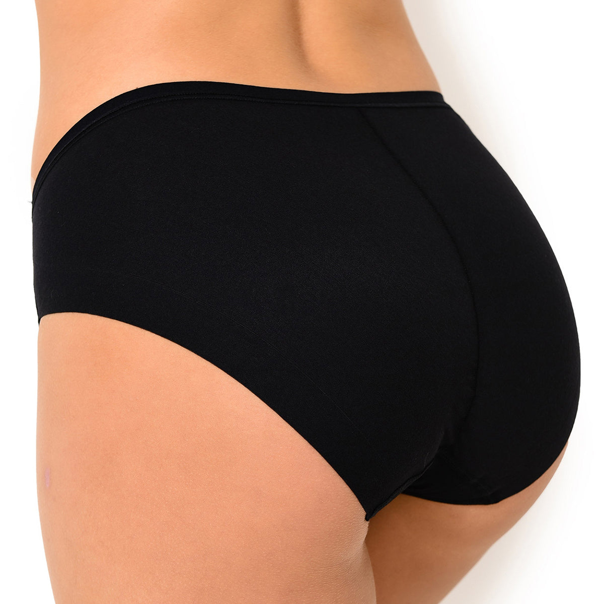 DKNY Women's Seamless Ribbed Bikini Underwear 4 Pack Sz XL  ~Black/Gray/Nude/Pink