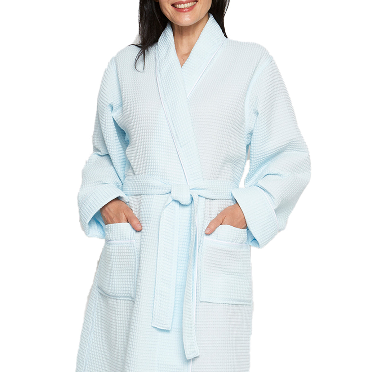 Kayanna Waffle Kimono Spa Robe