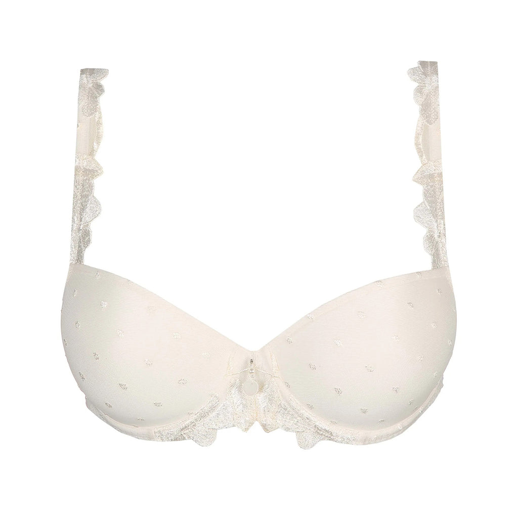 Victoria's Secret Lace Push up Bra Set fashion White Velvet panty thong 32  34 36