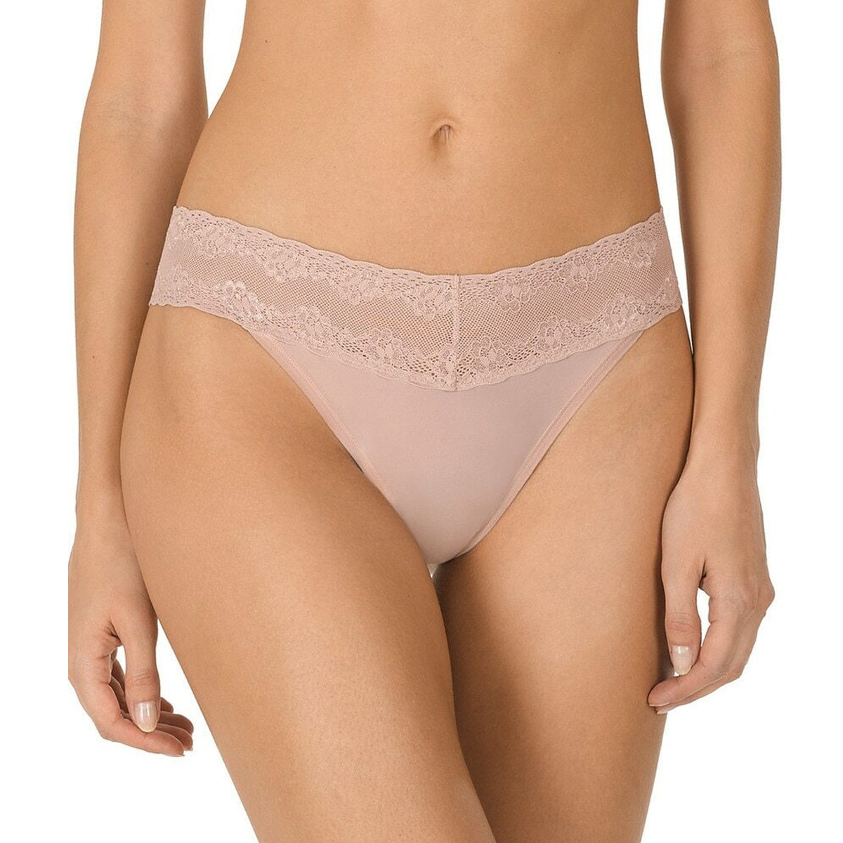 Natori Bliss Full Brief Panty In Bright Coral