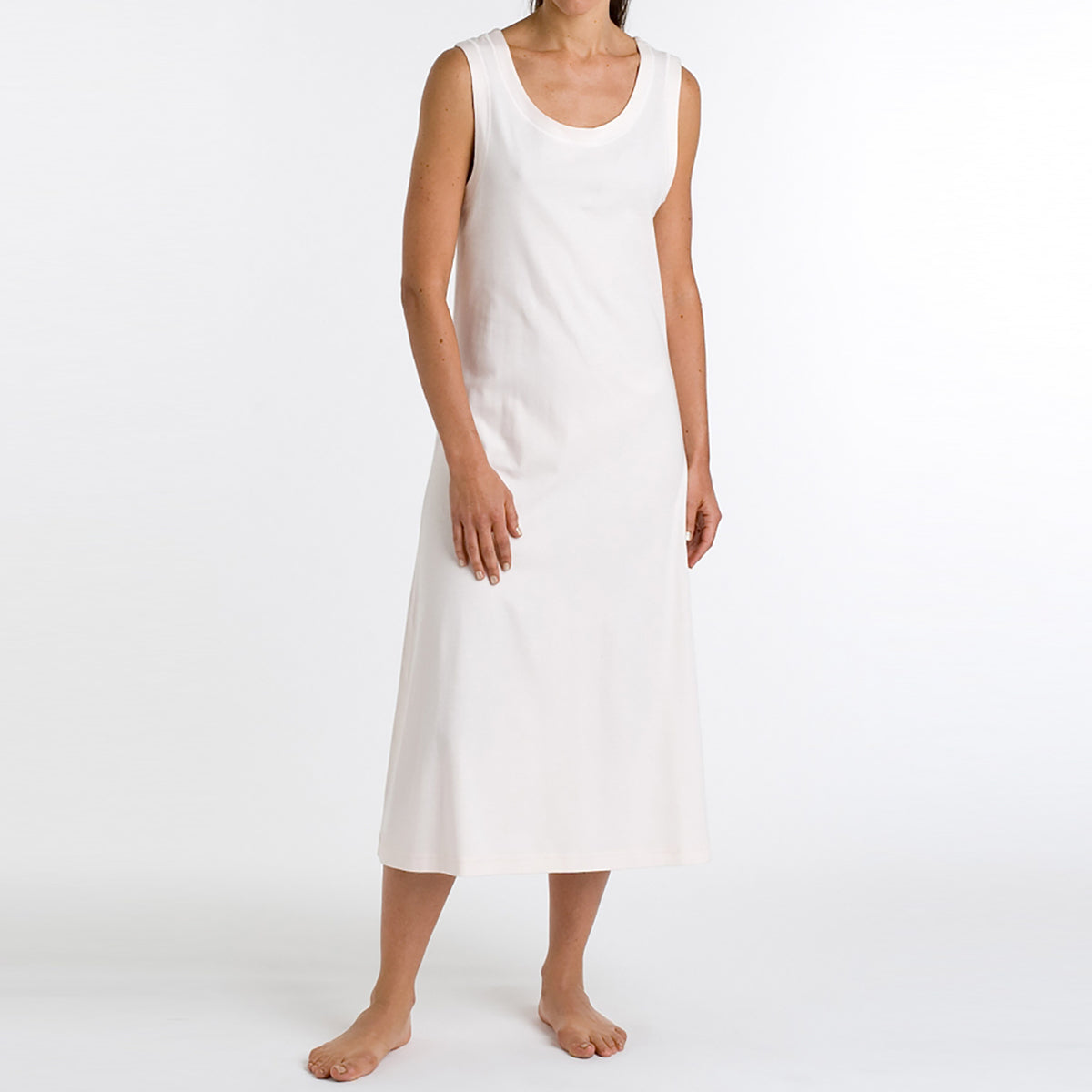 P-Jamas Butterknits nightgown in white p.jamas 365660 cotton nightie lingerie canada linea intima toronto