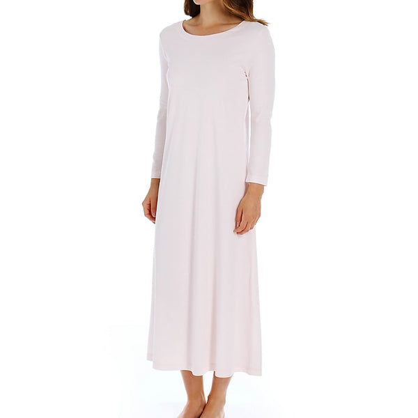 P-Jamas Butterknits Long sleeve Nightgown in pink p.jamas cotton nightie 386660 lingerie canada linea intima toronto