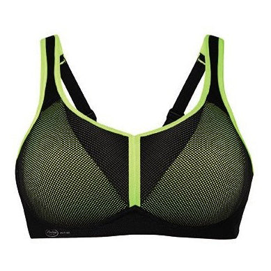 Nike, Intimates & Sleepwear, 32 Nike Sports Bra Neon Green And Black With  Reptile Print